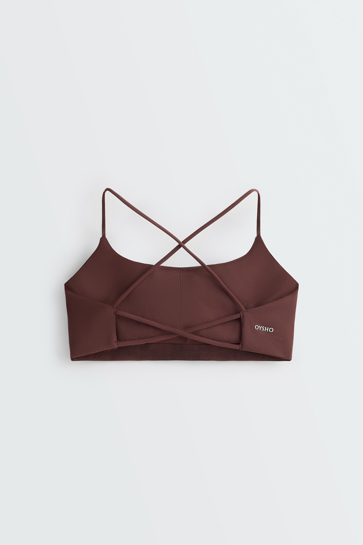 Oysho Hafif destekli çapraz askılı Comfortlux spor sütyeni görsel 8