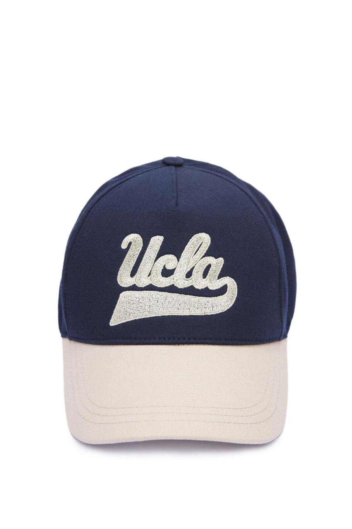 UCLA MAYER Lacivert Baseball Cap Nakışlı - Unisex Şapka görsel 5