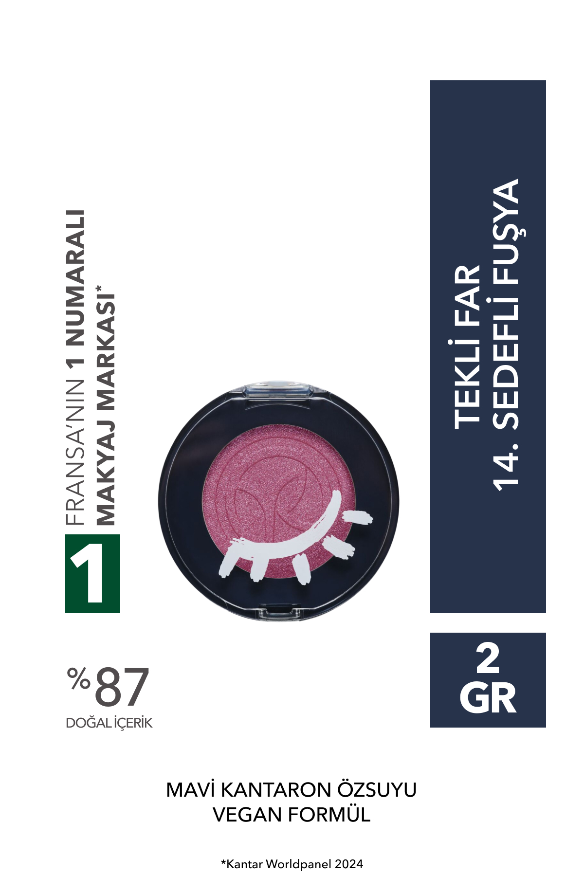 Yves Rocher Tekli Far-14.Sedefli Fuşya-2g- Vegan — رنگارنگ 51839