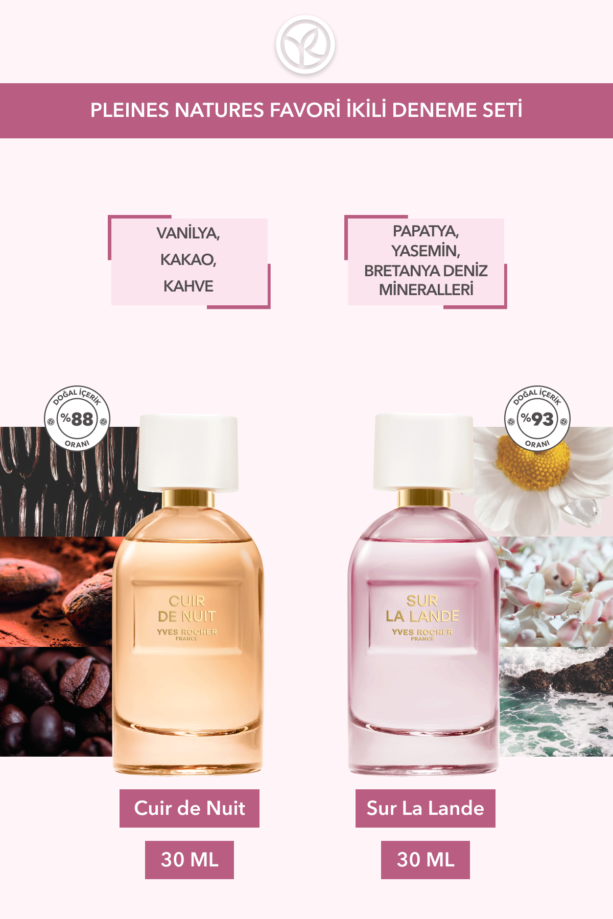 Pleines Natures Favorite Duo Trial Set - Cuir de Nuit EDP 30ml & Sur La Lande EDP 30ml — 9917036 — تصویر 3 از 4