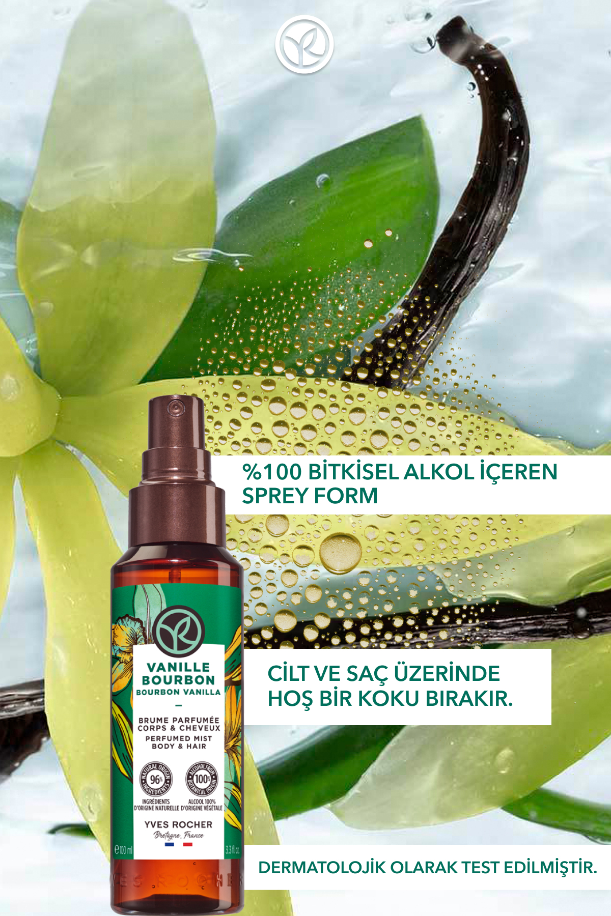 Saç ve Vücut Spreyi- Egzotik Vanilya- Vegan-100ml — 59185 — تصویر 2 از 8