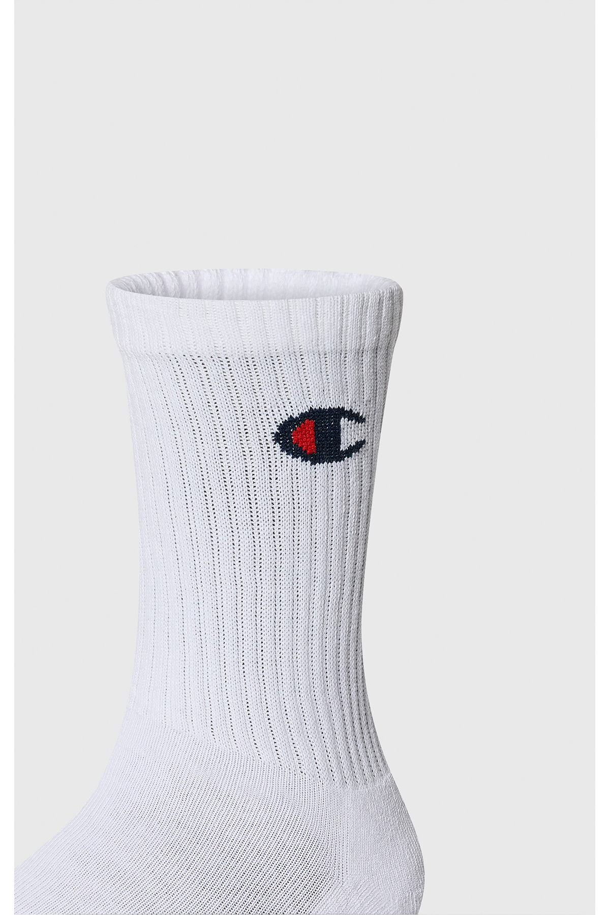 Champion Basics 3pk Crew Socks Beyaz Unisex Çorap-U24558-WW001 görsel 2