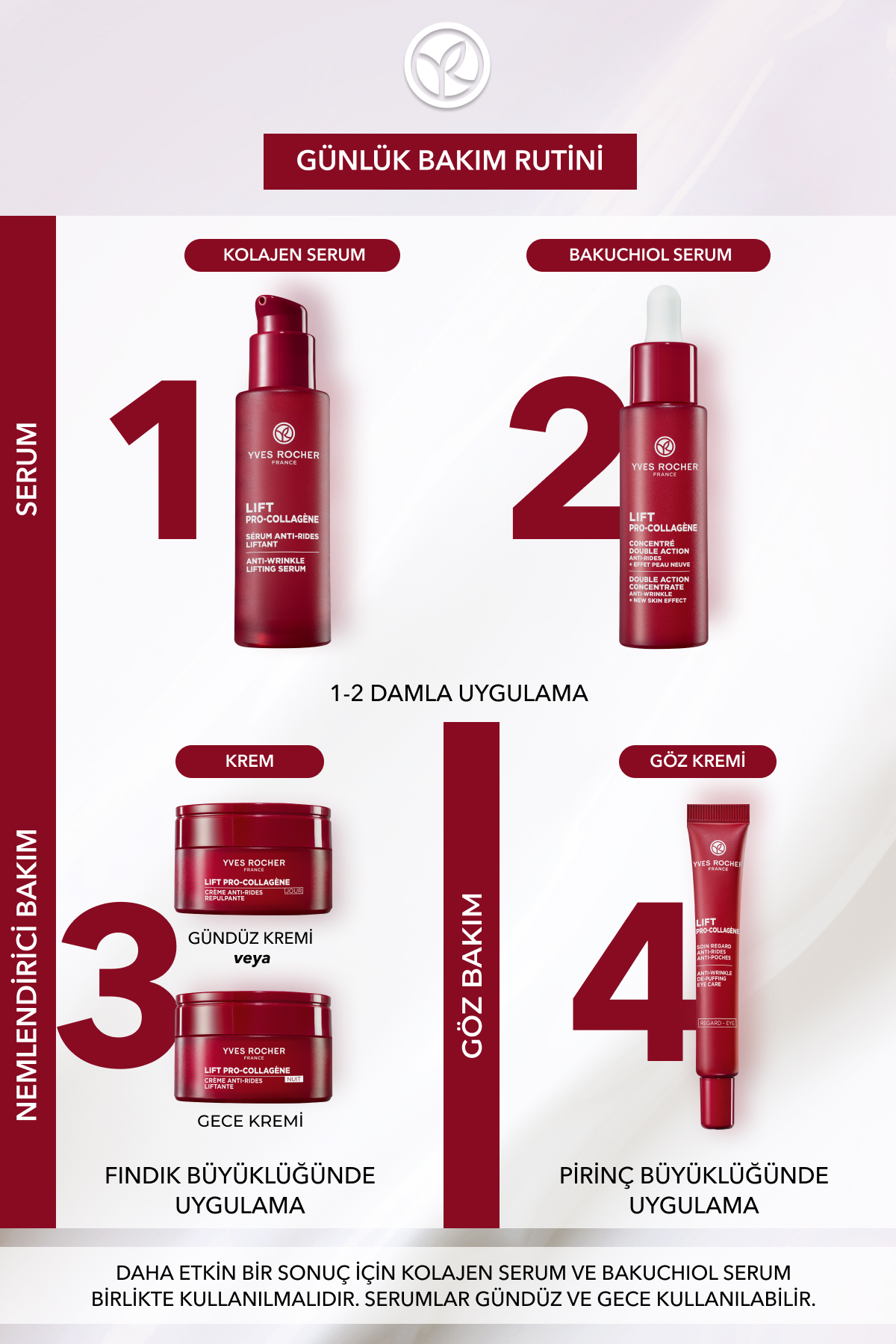 Serum-Sıkılaştırıcı,Dolgunlaştırıcı Bitkisel Kolajen ve Hyaluronik Bakım/Lift Pro Collagene — 41019 — تصویر 6 از 8