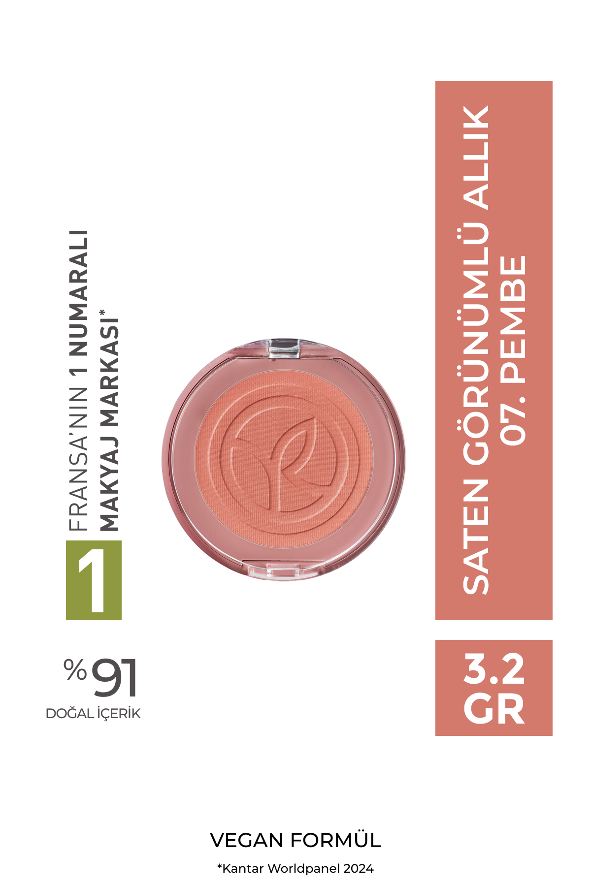 Yves Rocher Blush-pink-3.3 G-89631 — رنگارنگ W88737