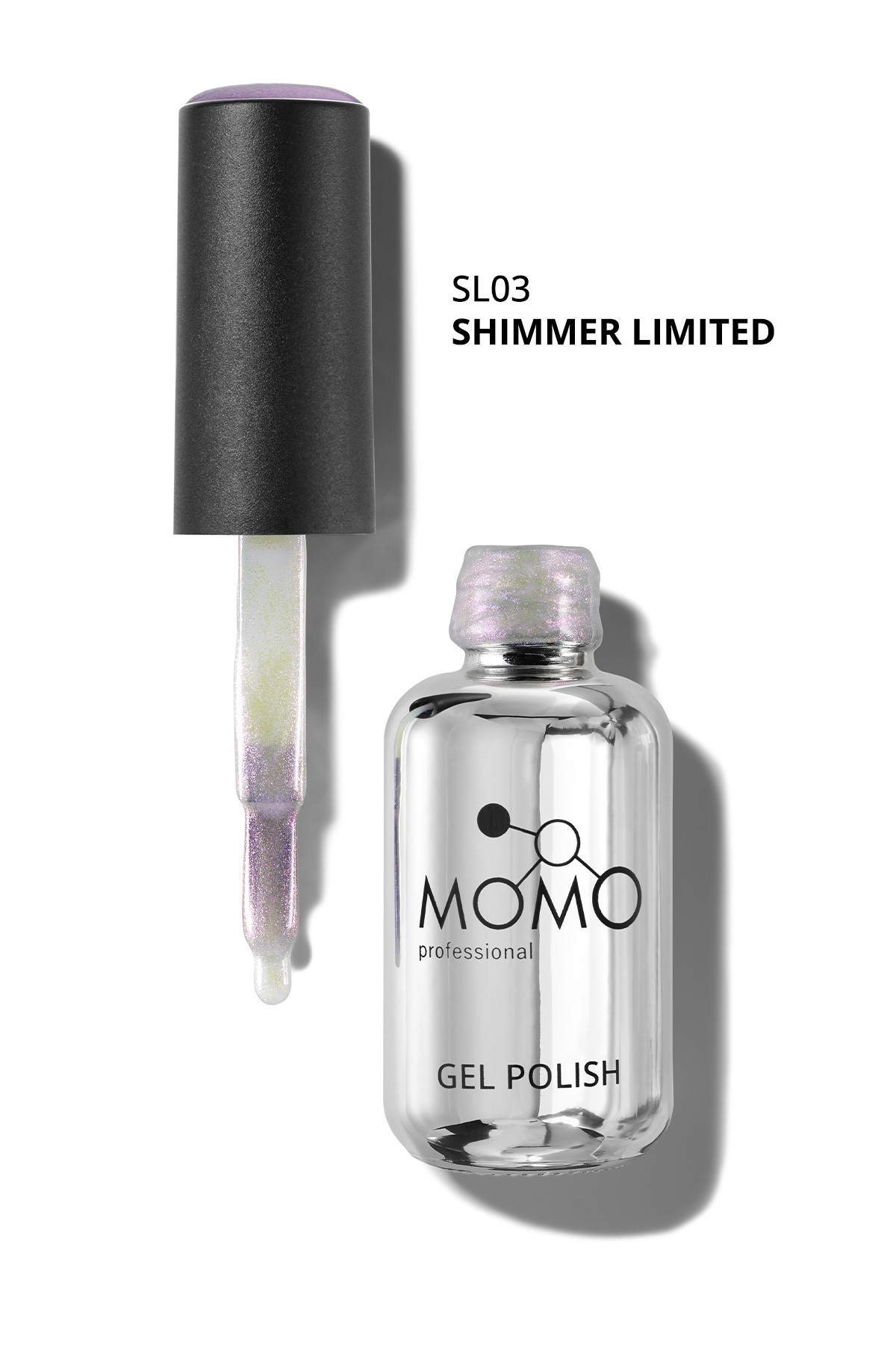 Shimmer Limited Holografik Kalıcı Oje SL03, Rakı Beyazı Pembe Mor Simli, 10 ml — خاکی 8860101A01S09SL01 — تصویر 4 از 8