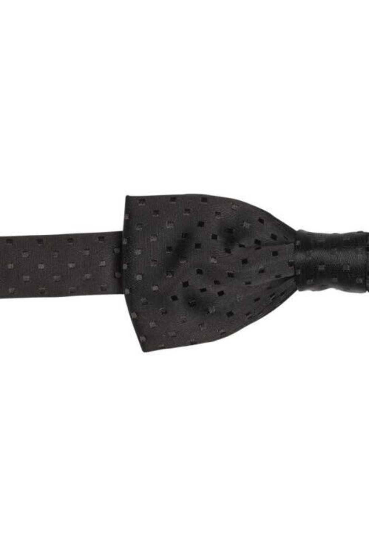 Bisse Siyah Polyester Desenli Smokin Papyon görsel 2