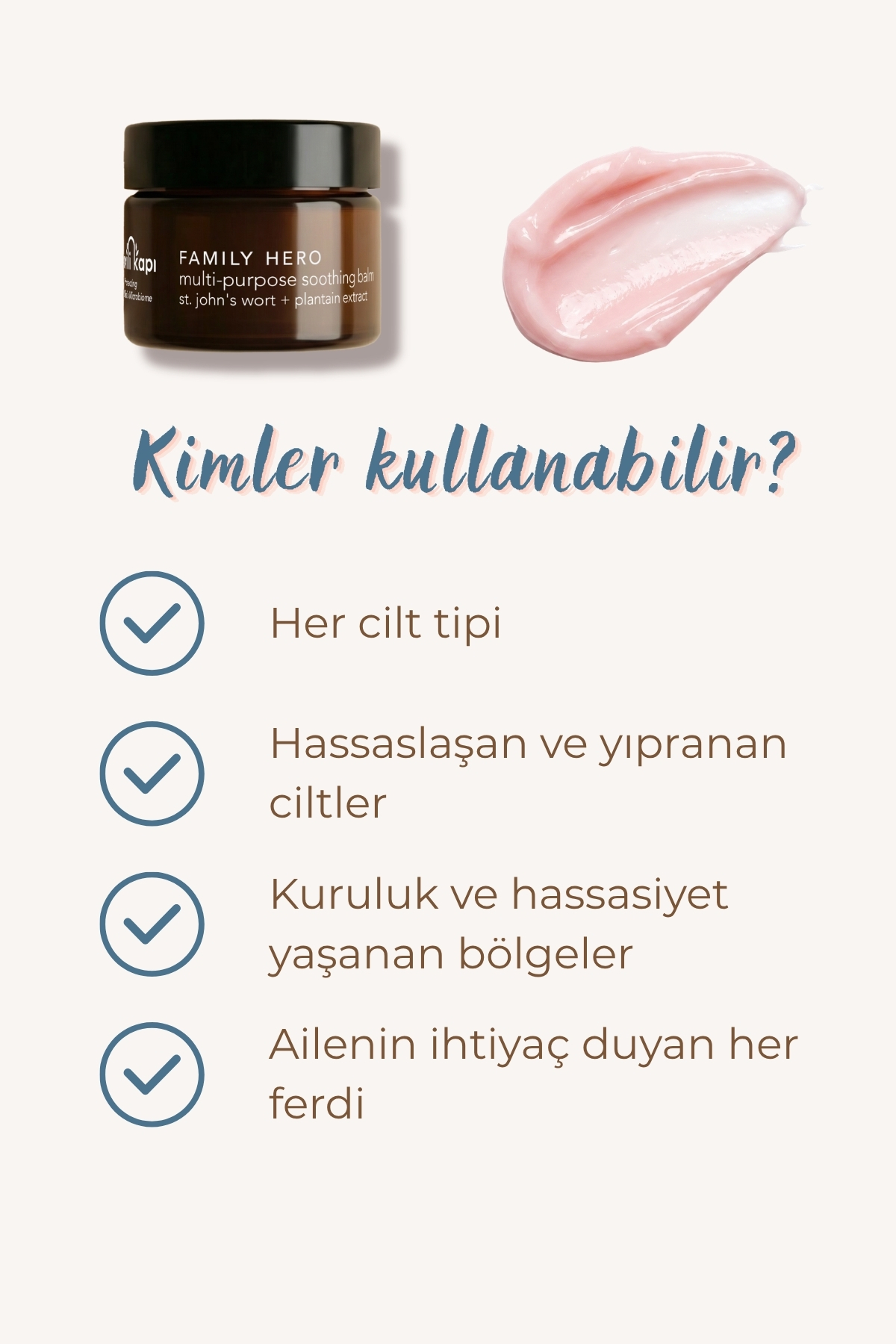 Sarı Kantaron Balm Family Hero %100 Doğal Cilt Bariyeri Onarıcı Nemlendirici Vücut Krem Kuru Ciltler Bakım — MK8682079417013 — تصویر 4 از 9