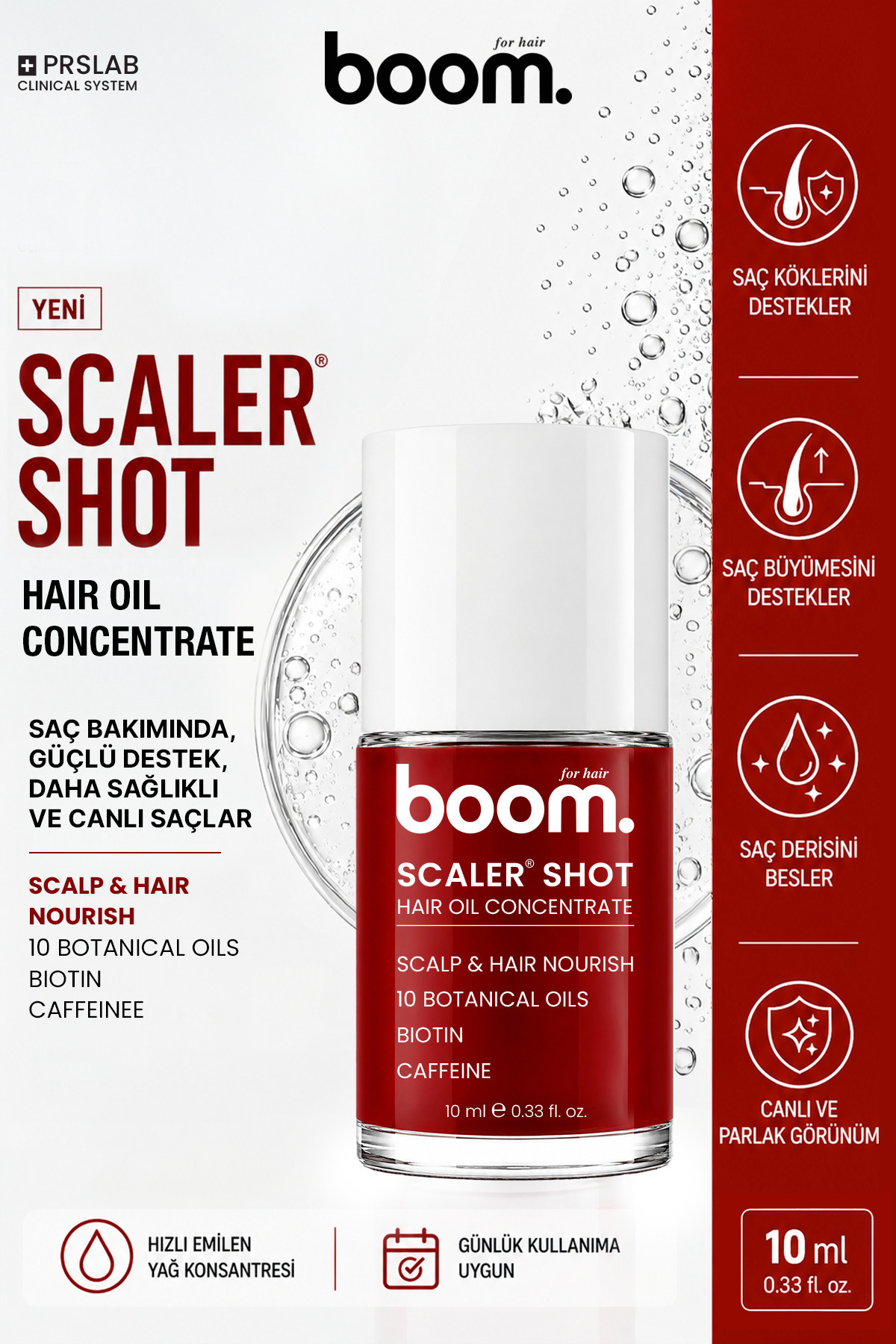 BOOM Scaler Shot Konsantre Saç Serumu 10 ML — FP.30.04.009.002