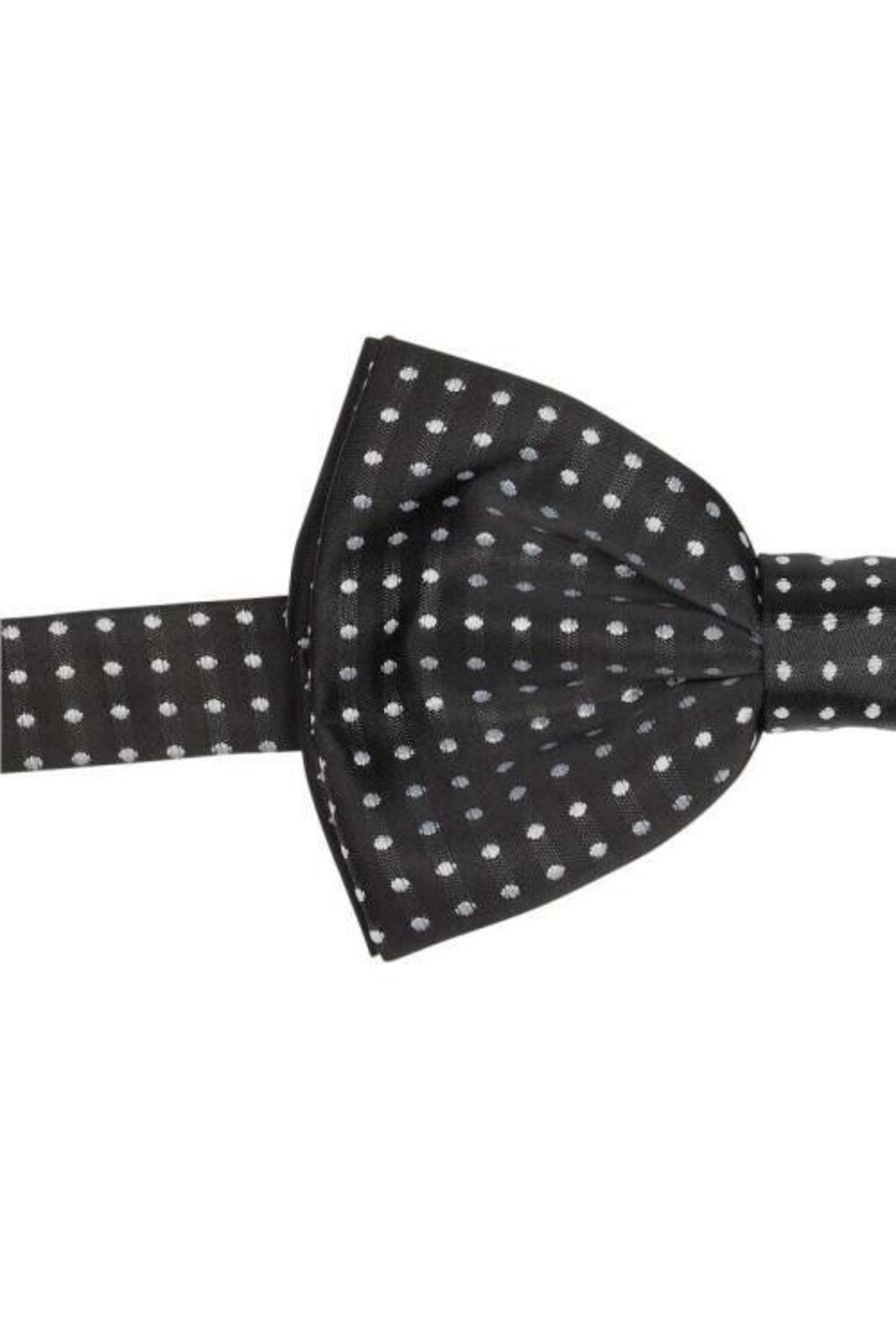 Bisse Siyah Polyester Puantiyeli Smokin Papyon görsel 2