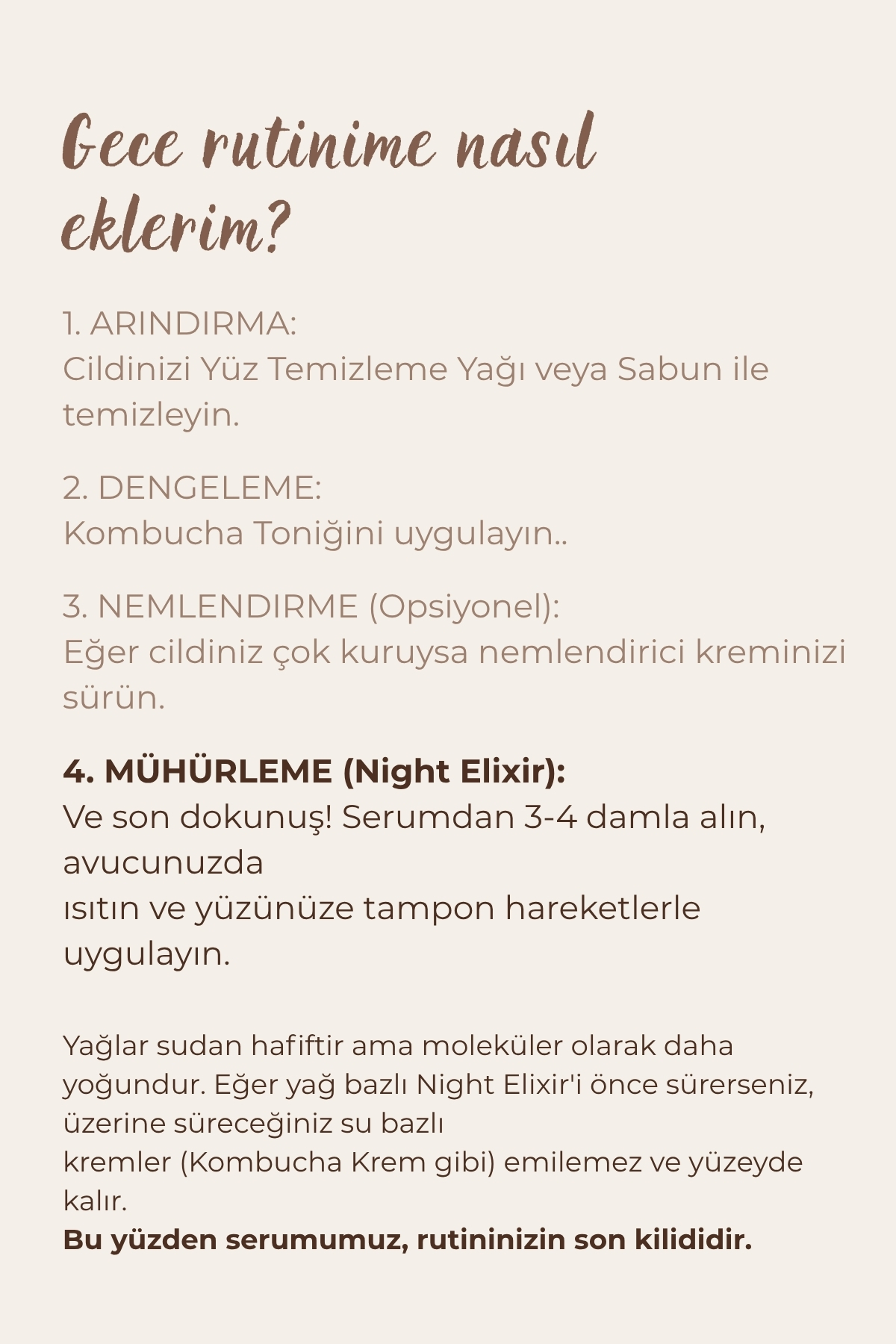 Night Elixir Yenileyici Gece Serumu | Doğal Retinol Alternatifi Bakuchiol 20 ml Tüm Ciltler için — 8682079417983 — تصویر 3 از 9