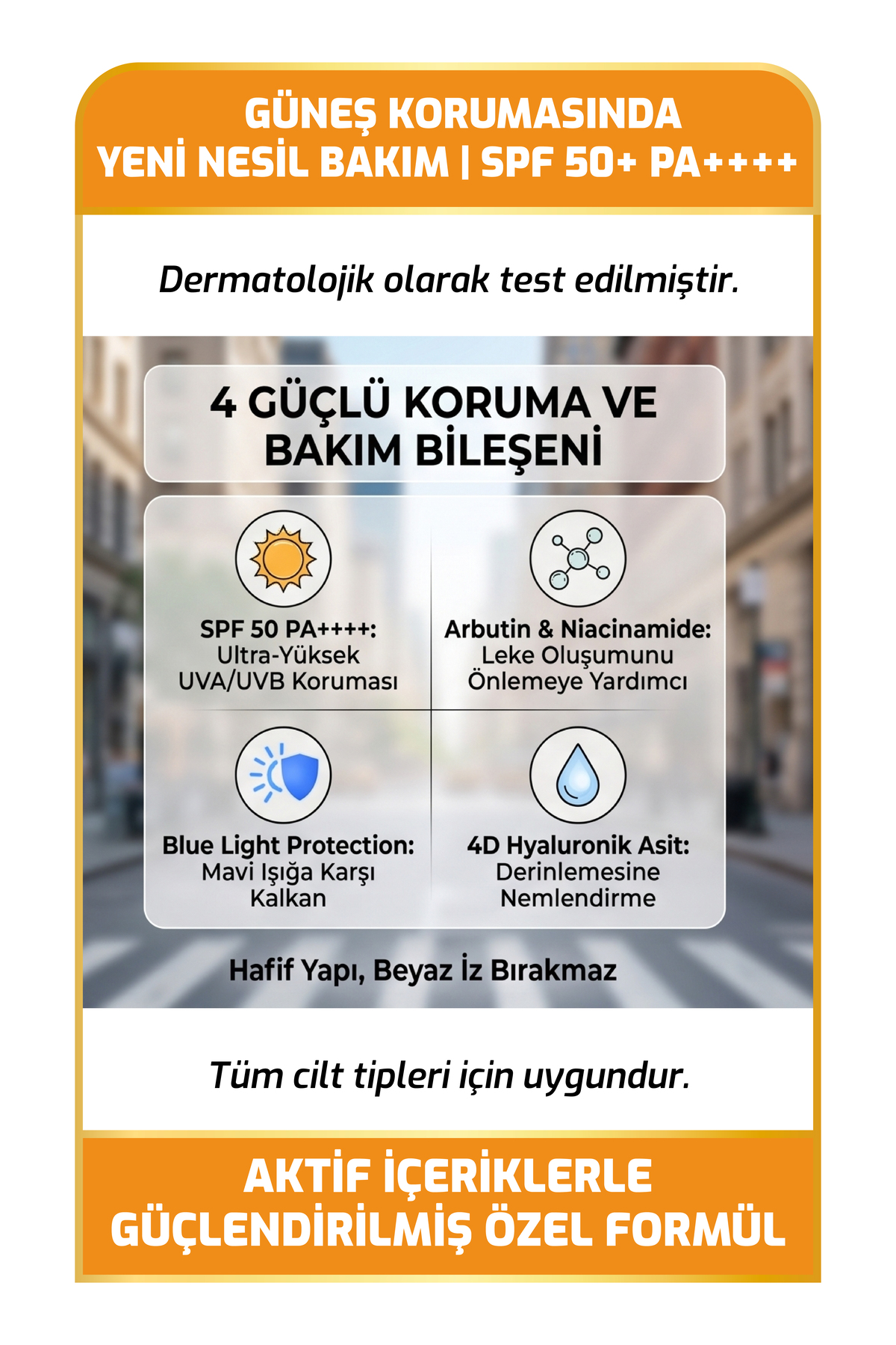 Leke Karşıtı Spf 50 Pa++++ Korumalı Güneş Bakım Kremi — 8682079031097 — تصویر 4 از 5