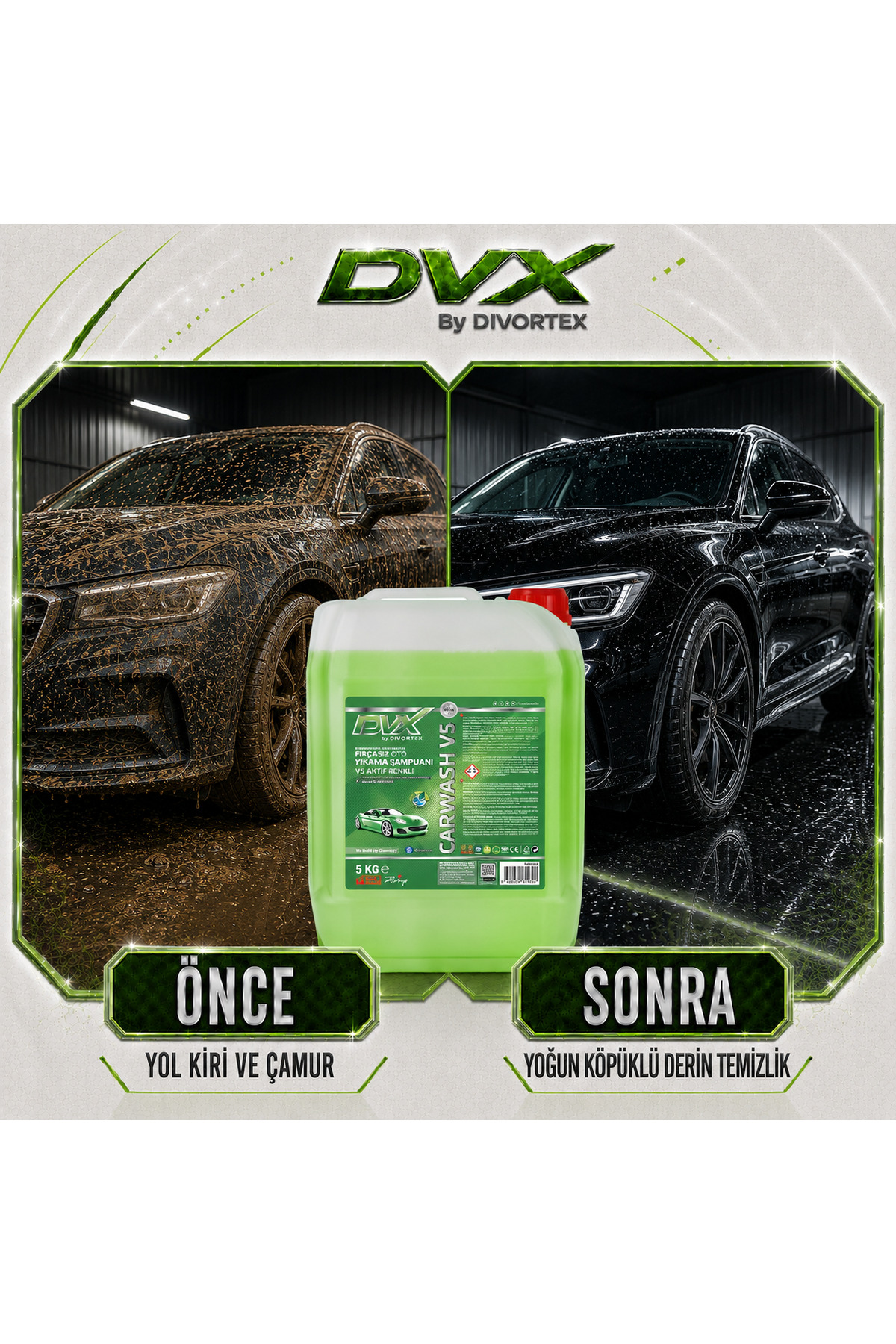 Divortex DVX by Car Wash V4 Fırçasız Oto Yıkama Şampuanı 5 kg - Fiyatı