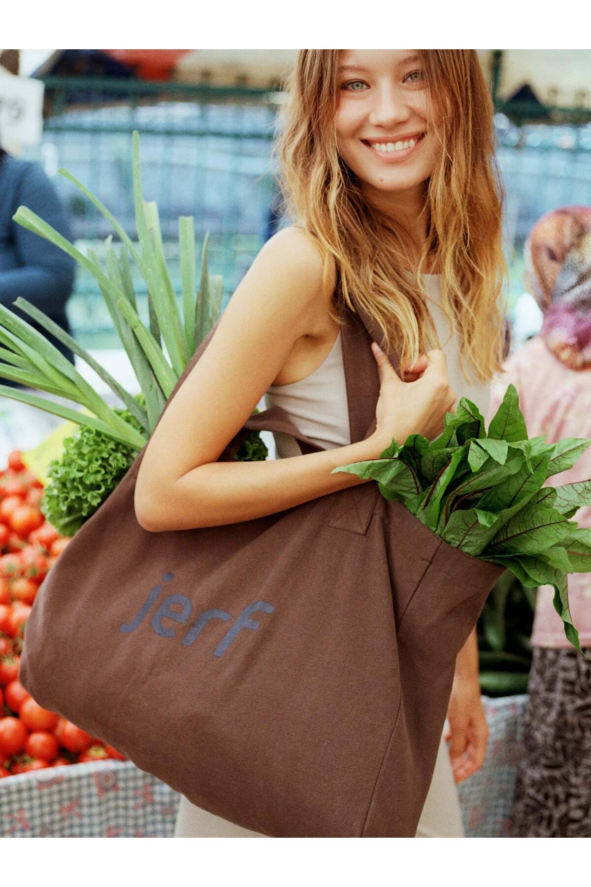 Jerf Aura Aktif Yaşam Kanvas Çanta Koyu Kahve