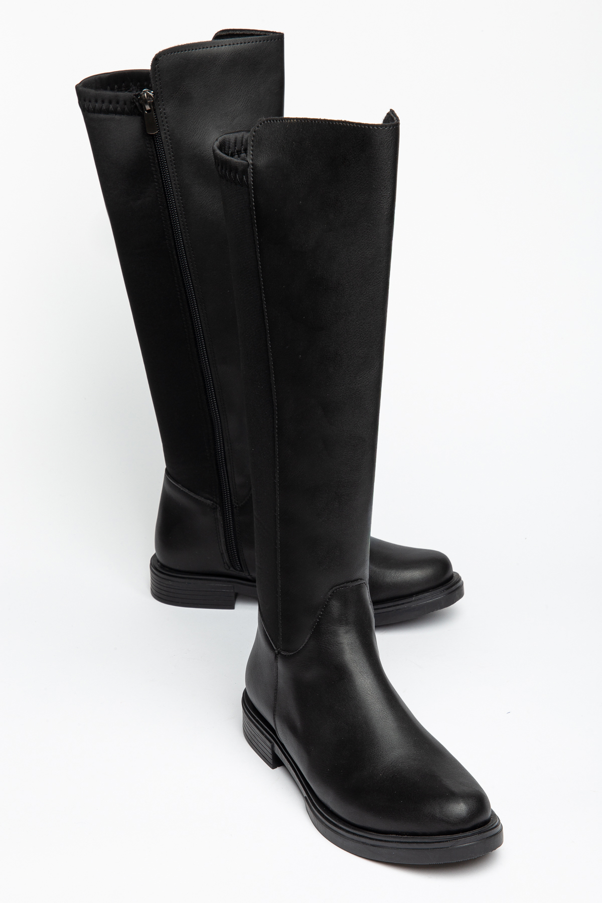 Bilalim Shoes Kumaş Dizaltı Çizme görsel 6