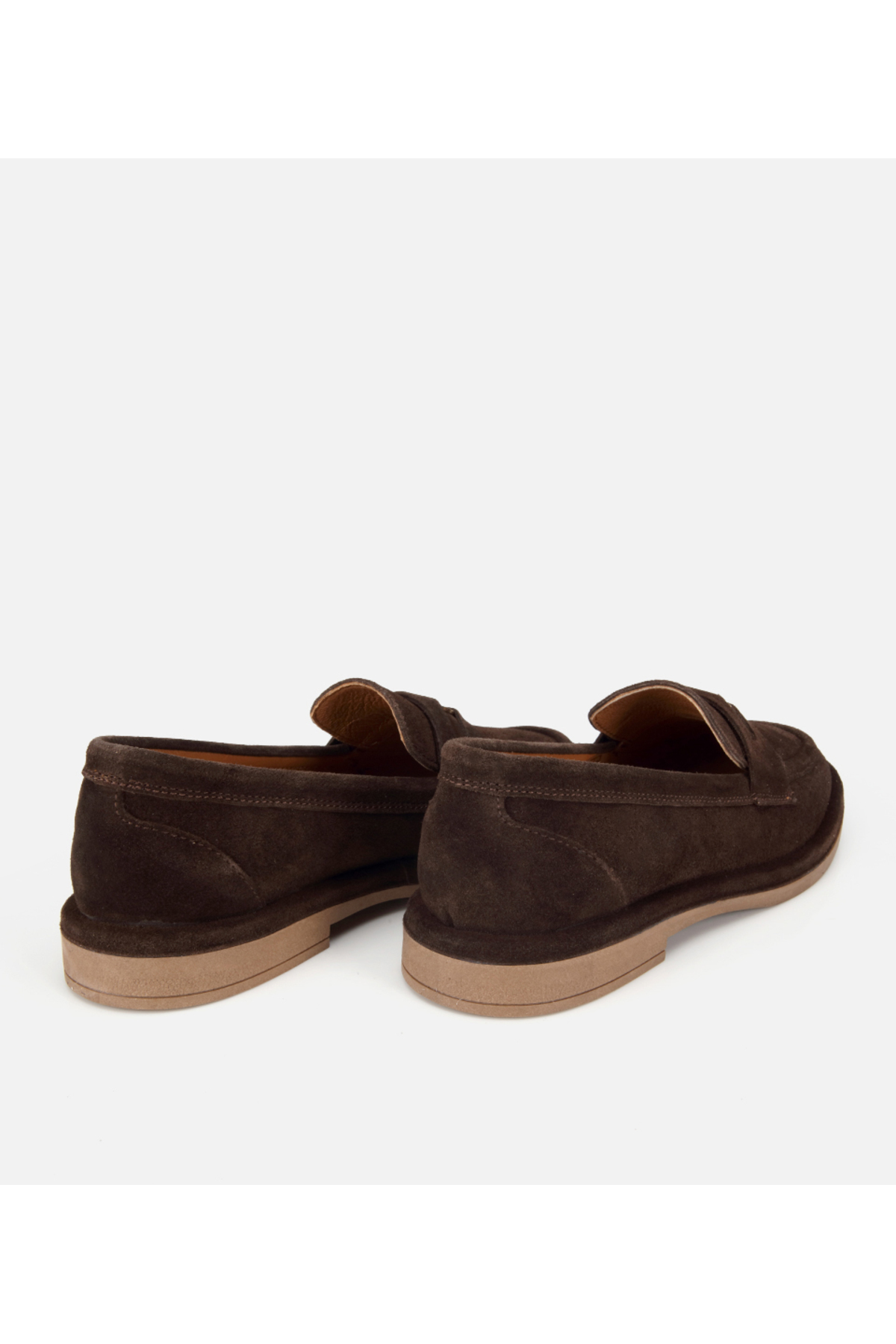 Hotiç Kadın Süet Deri Kahverengi Tokalı Klasik Loafer görsel 4
