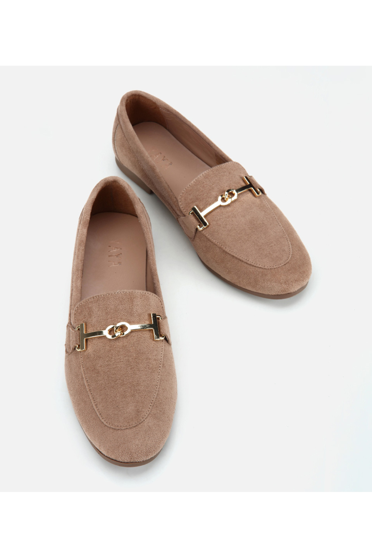 Hotiç Kadın Vizon Süet Toka Detaylı Günlük Loafer görsel 6