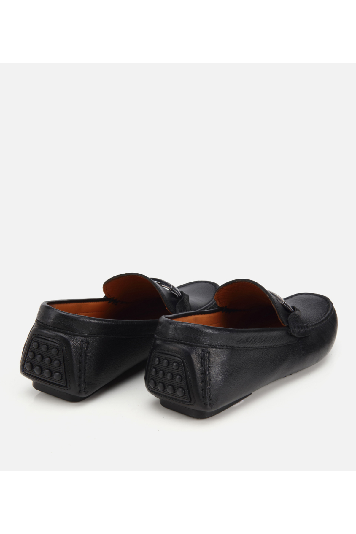 Hotiç Erkek Deri Siyah Toka Detaylı Günlük Loafer görsel 4