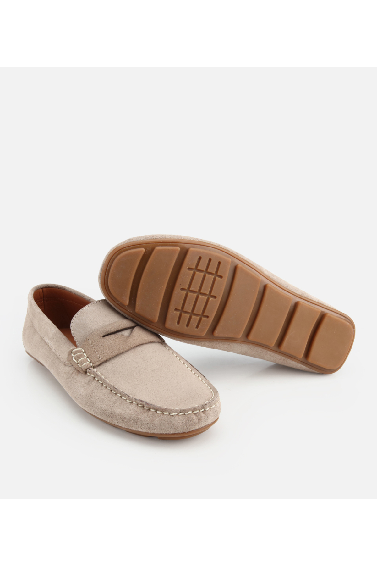 Hotiç Erkek Süet Deri Bej Comfort Günlük Loafer görsel 6