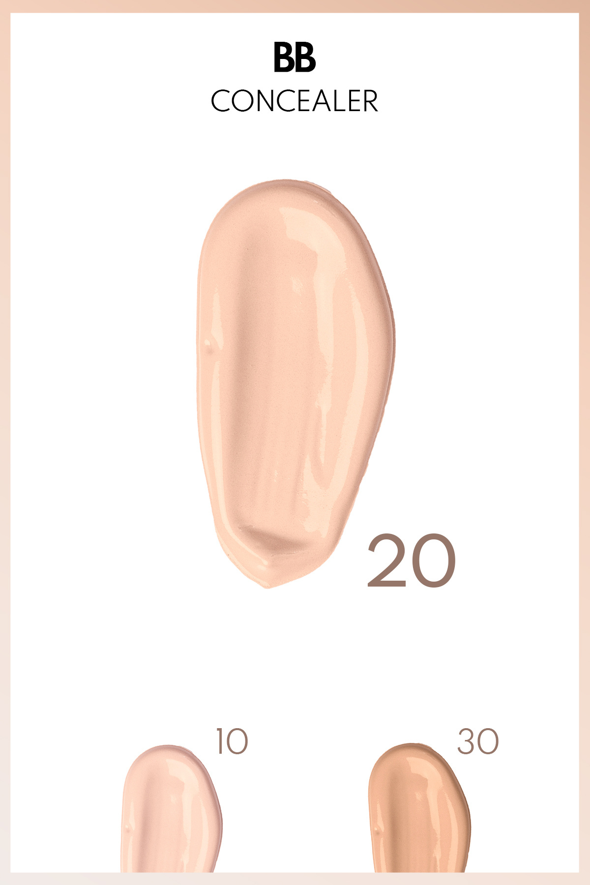 Bb Concealer Spf 15 Yoğun Kapatıcı Metal Başlıklı Göz Altı Kapatıcısı - 02 Orta Açık — بژ CNCL BB — تصویر 3 از 7