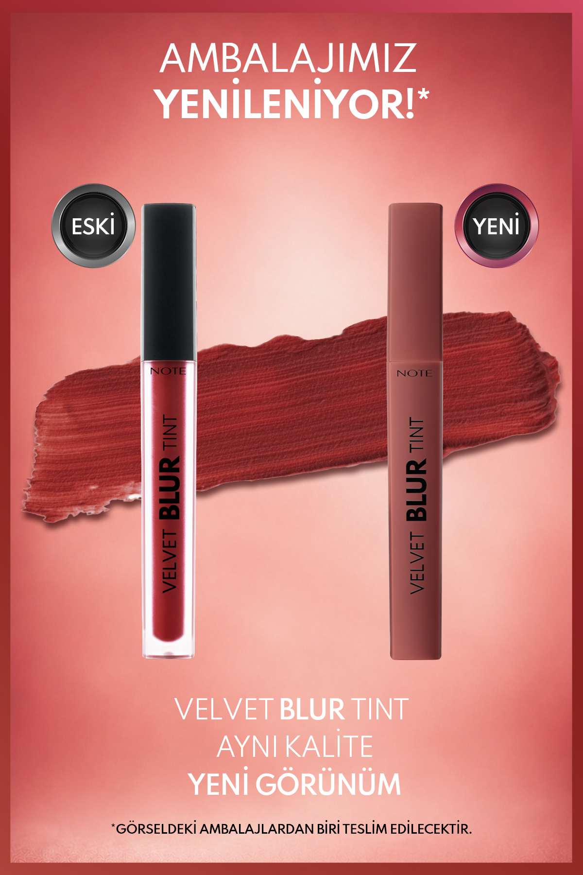 Velvet Blur Tint Kadife Bitişli Nemlendirici Mat Ruj - 06 Terra Flame - Kırmızı — قرمز LST LIP BLUR TINT — تصویر 3 از 9