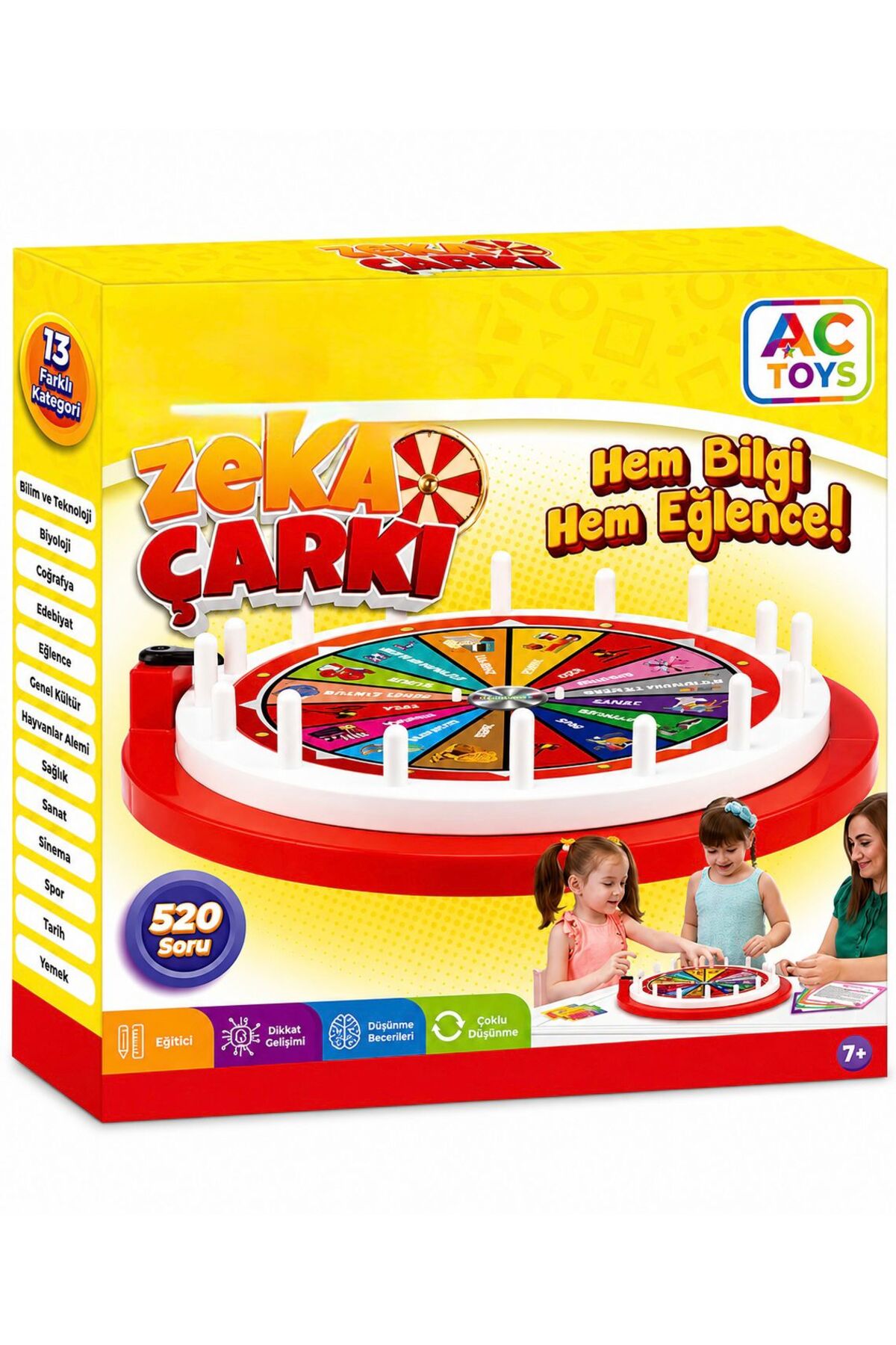 Online Zeka Çarkı Kırmızı AC TOYS