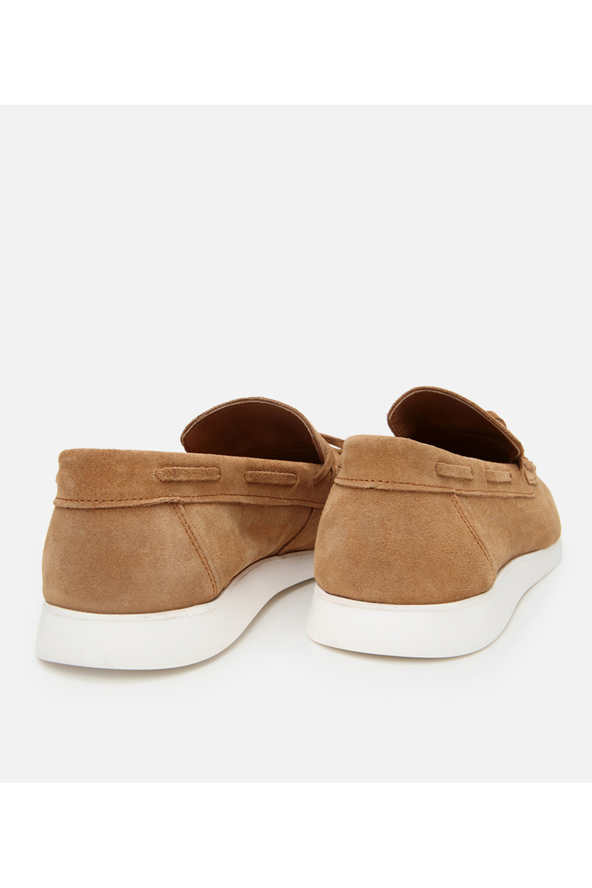 Hotiç Erkek Süet Deri Taba Bağcıklı Loafer görsel 6