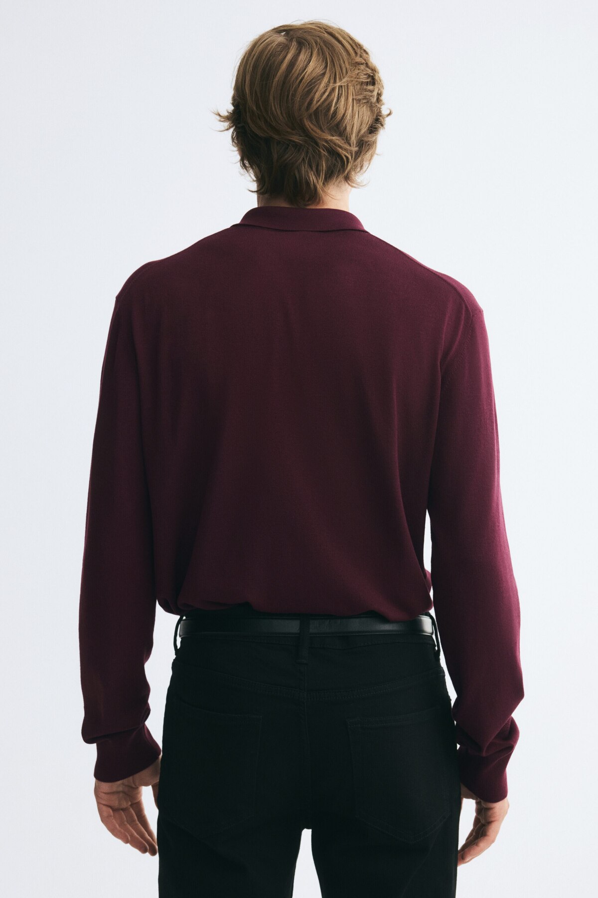 H&M Triko Polo Üst Regular Fit görsel 5