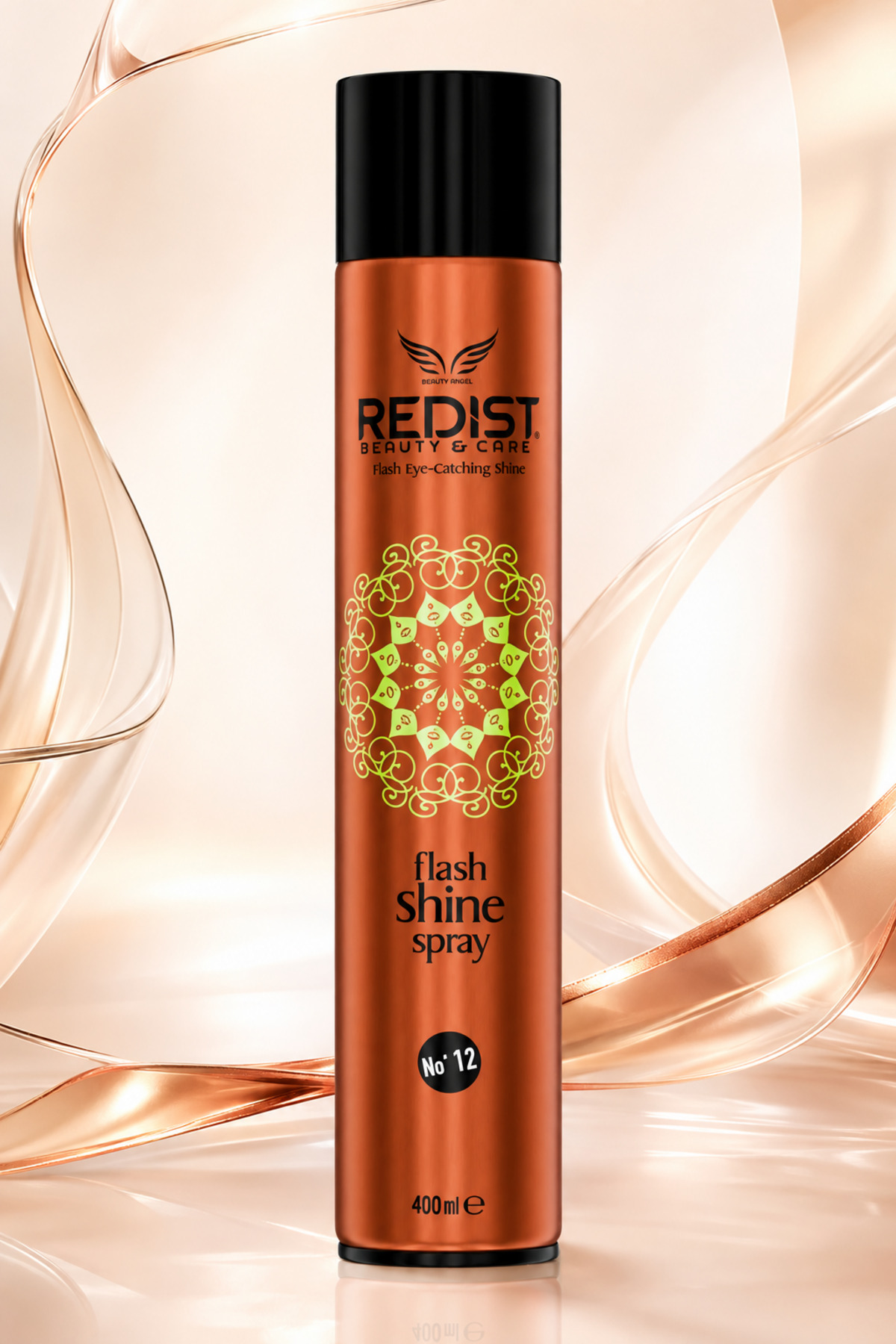 Parlatıcı Sprey Flash Shine 400 ml Parlak Görünüm Saçlar - Vegan — 70080 — تصویر 3 از 9