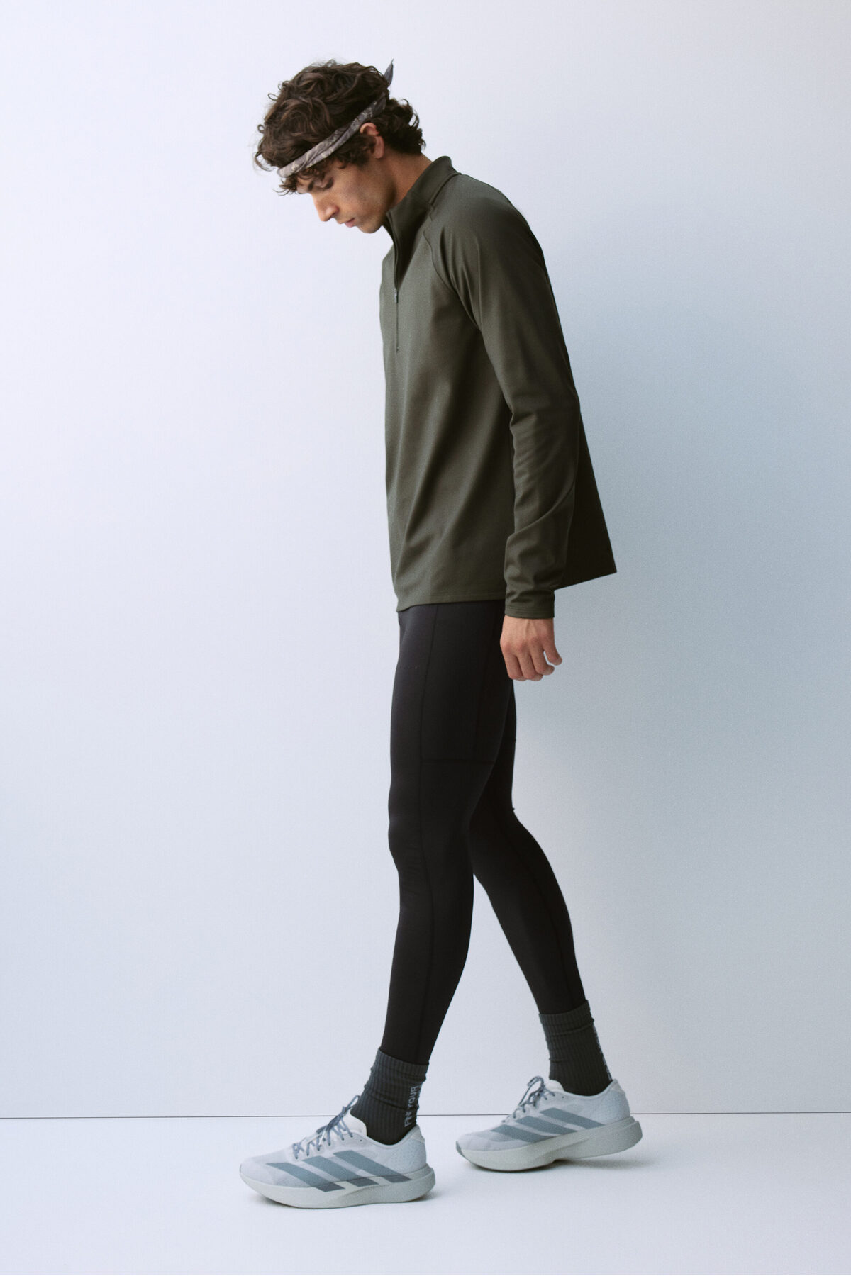 جوراب شلواری مخصوص دویدن DryMove™ با جیب‌های ریز اچ اند ام ساپورت اسپرت H&M