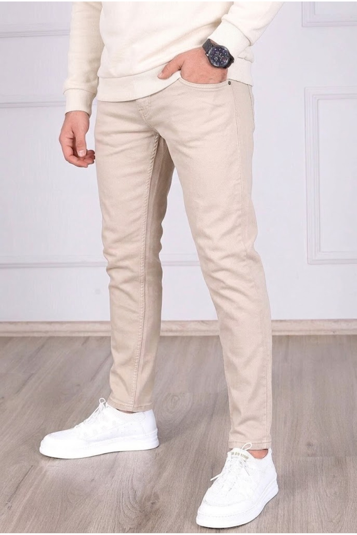 ElitWear Erkek Power Likra Slim Fit Kot Pantolon