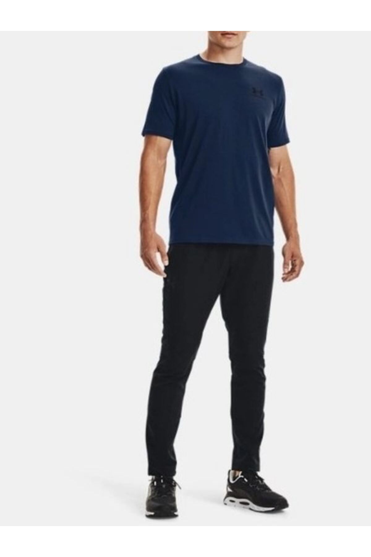 Under Armour Underarmour Erkek Koşu ve Antreman Tişörtü UA M SPORTSTYLE LC SS 1326799-408 görsel 3