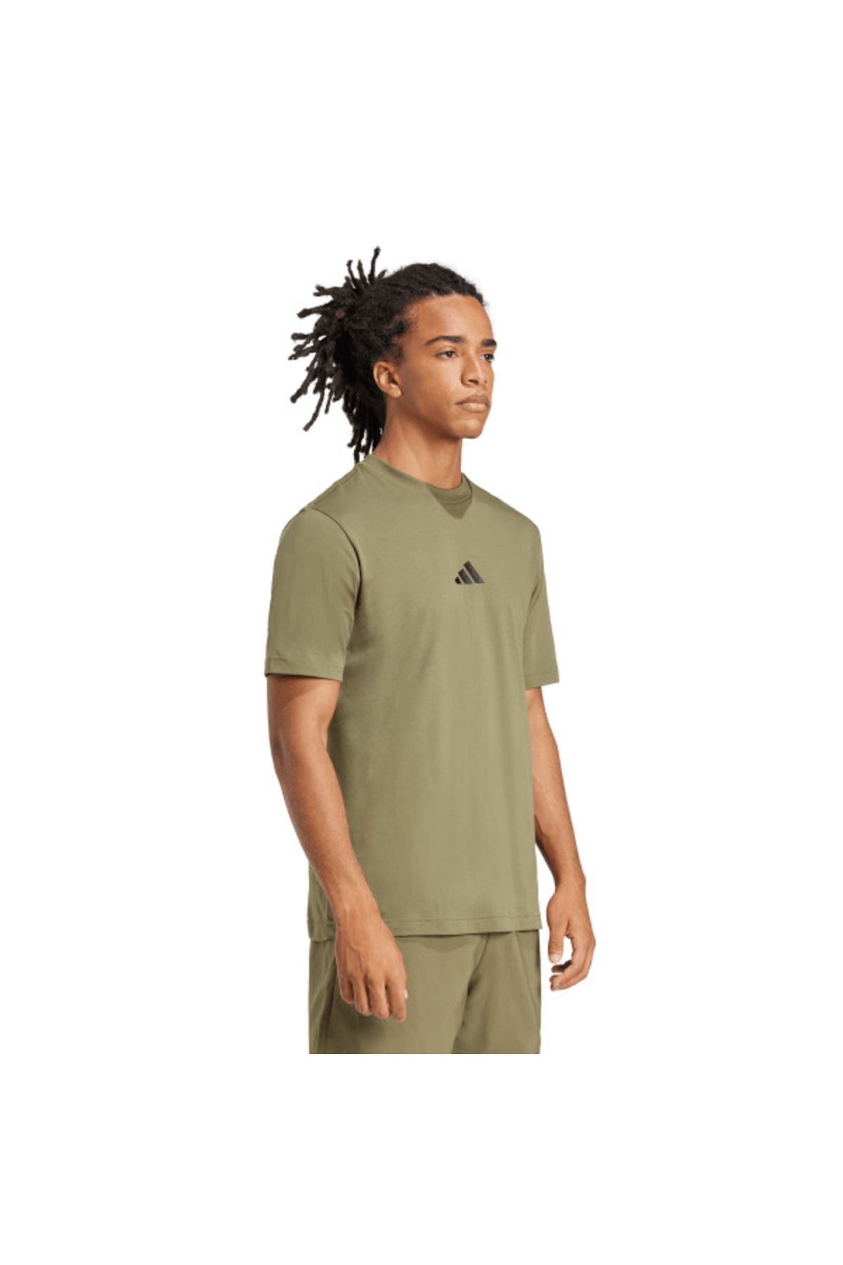 adidas Essentials Small Logo Single Jersey Tişört görsel 8