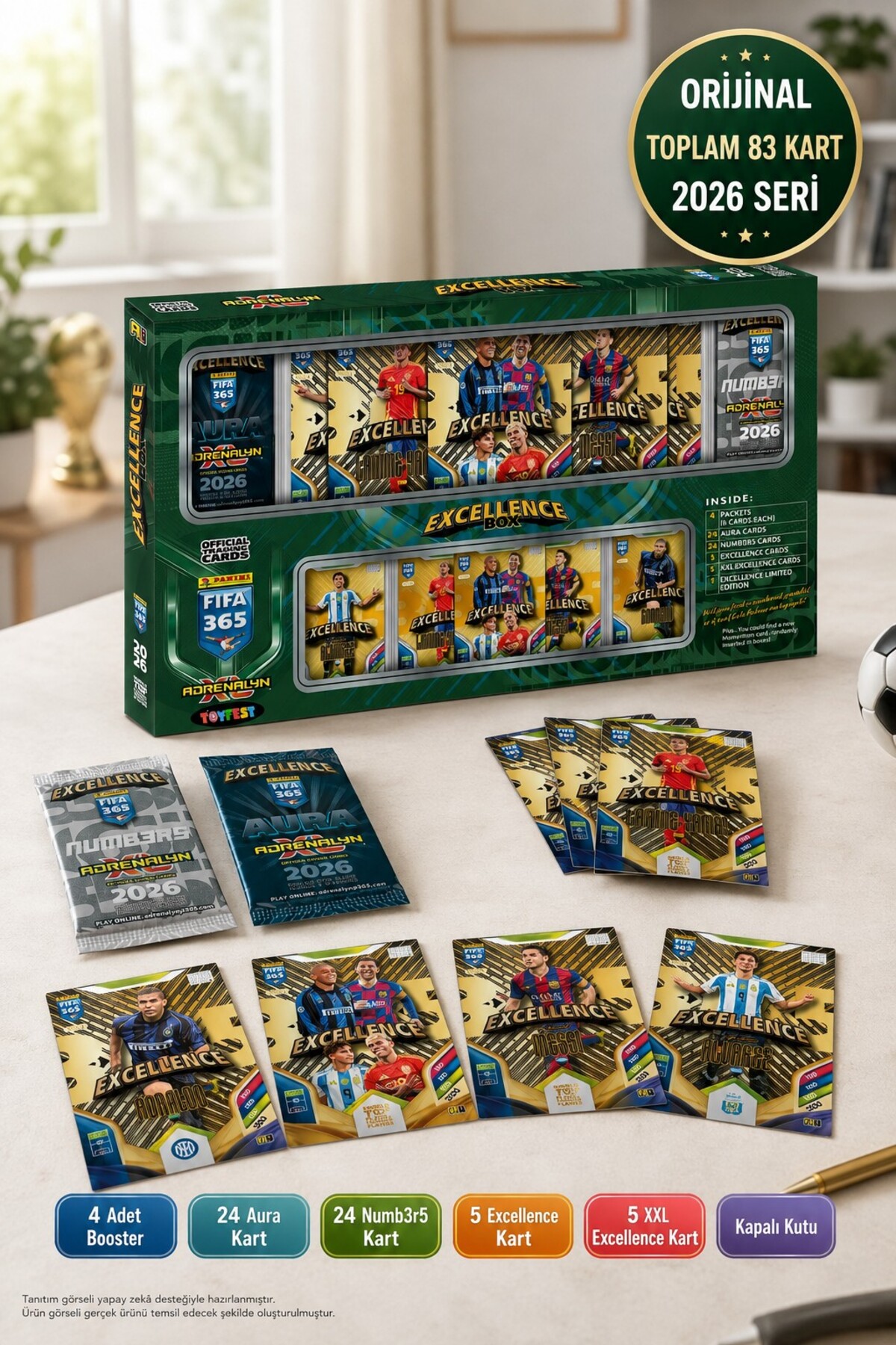 ADRENALIN EXTREME SHOW 輸入版 TOYFEST SINIRLI ADET!.. Panini FIFA 365 2026 Adrenalyn XL