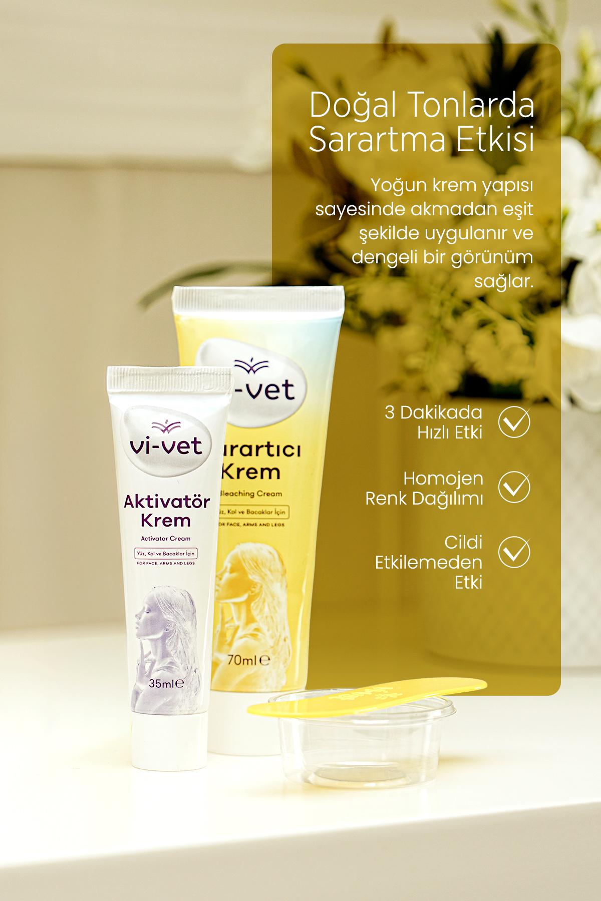 Tüy Sarartıcı Krem 70 Ml-35ml — 8697422250018 — تصویر 4 از 8