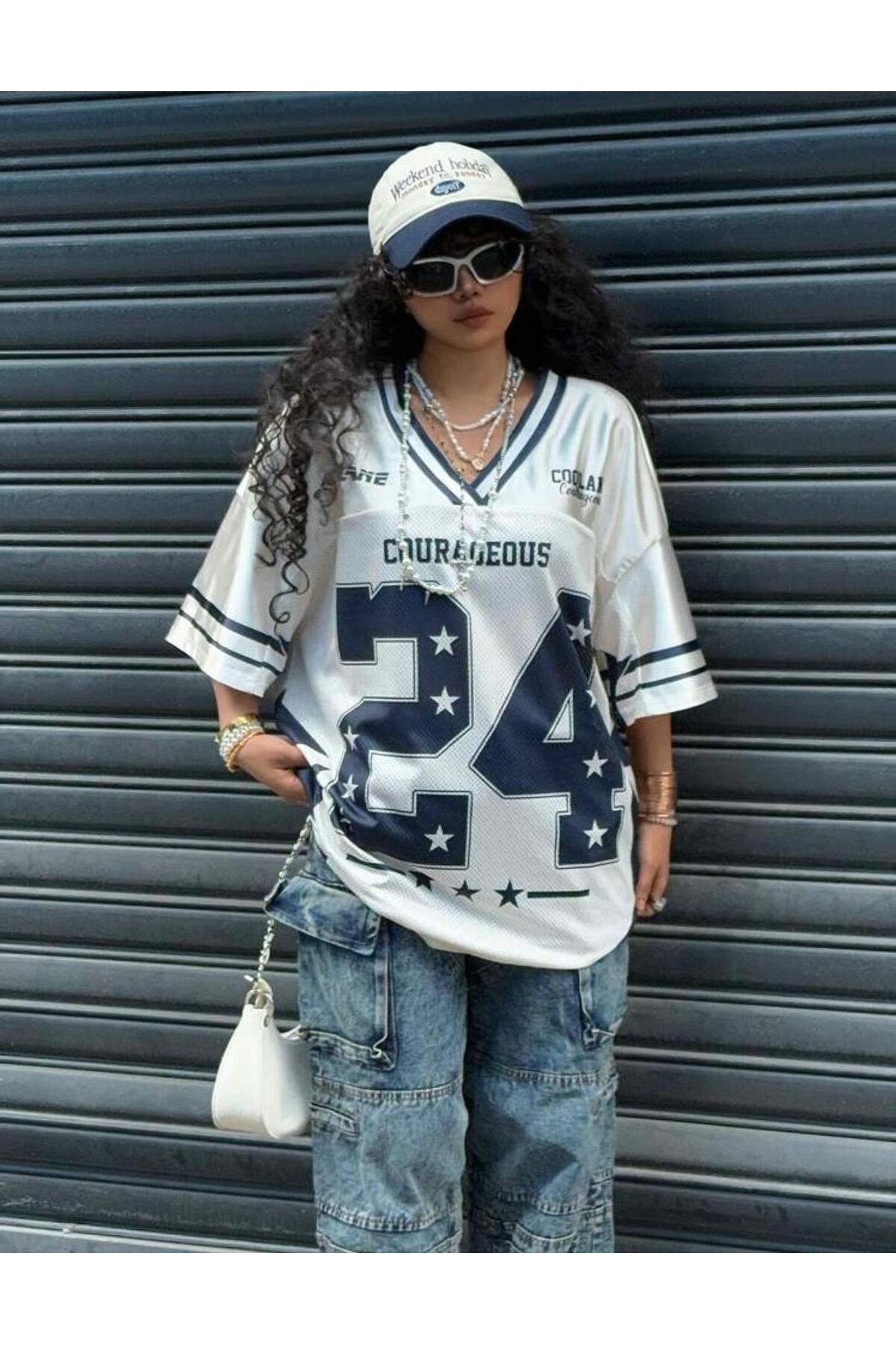 Weekeep 24 Fora Jersey Detail Unisex T-shirt Forma görsel 2