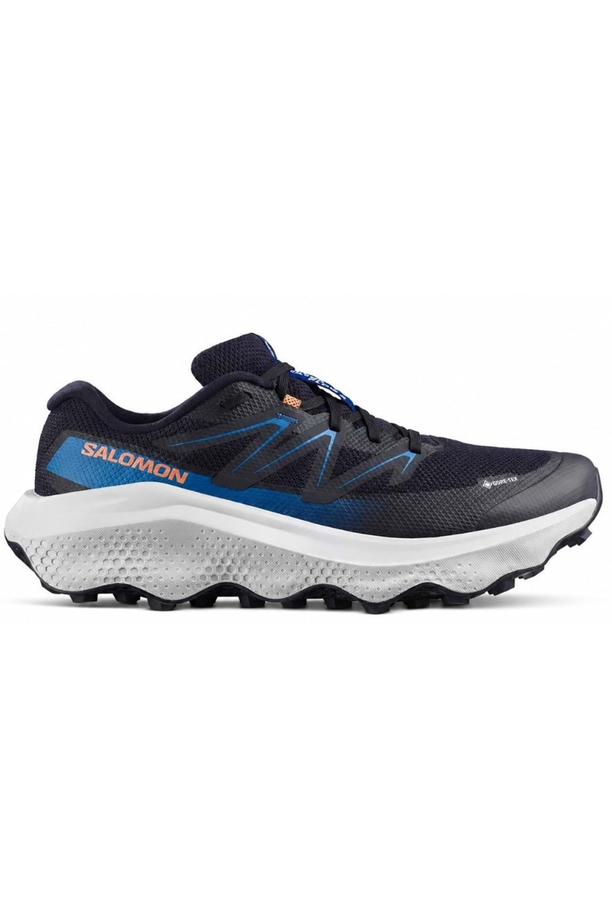 کفش ورزشی مخصوص دویدن Ultra Flow 2 GTX Gore-Tex® یونیسکس، سرمه‌ای سالومون کفش اسنیکر Salomon