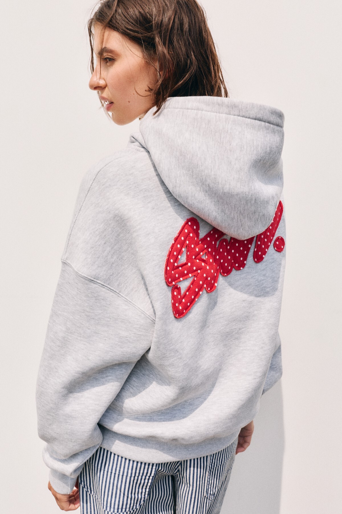 Pull & Bear STWD kapüşonlu sweatshirt görsel 4