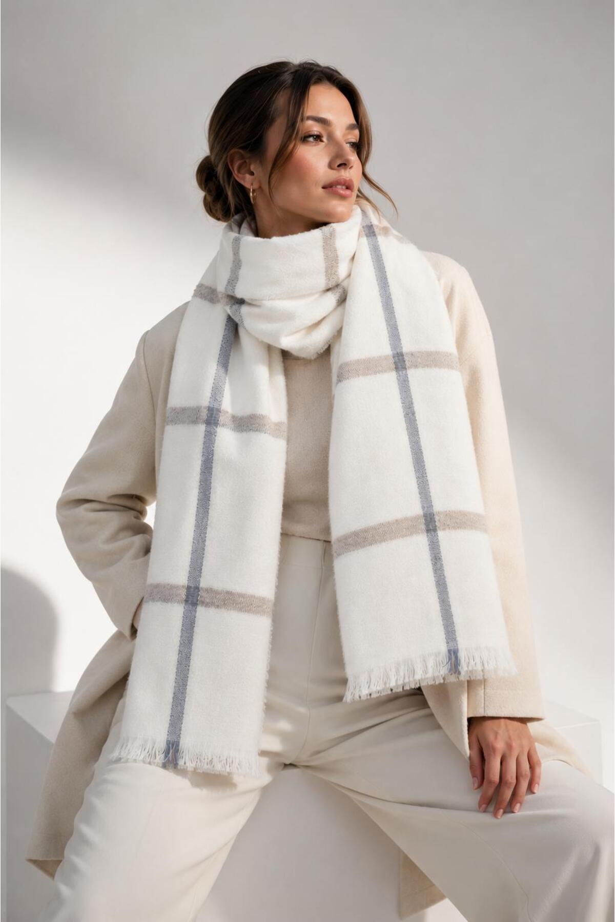 Wearflawless Unisex Kalın Yumuşak Atkı, Yumuşak Atkı, Kışlık Trend Atkı