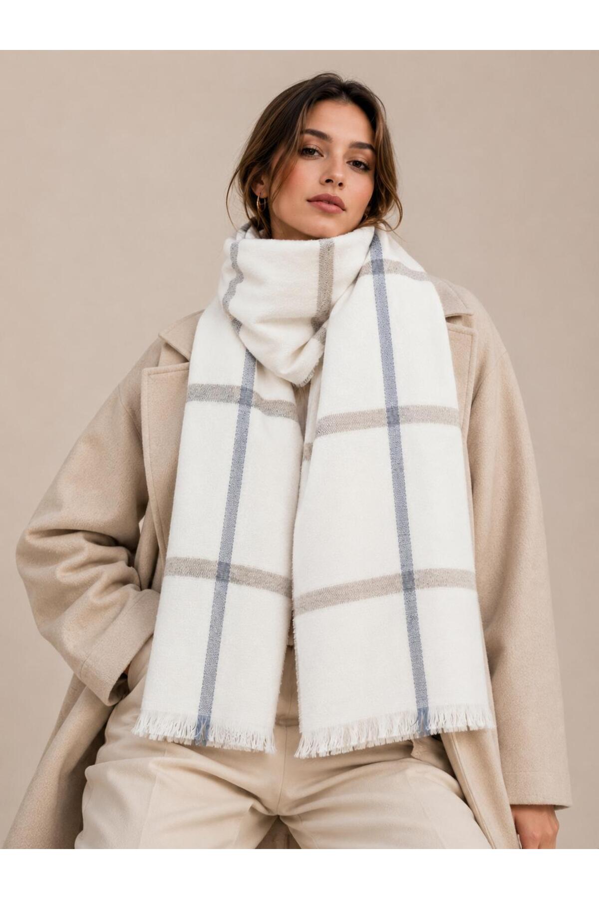 Wearflawless Unisex Kalın Yumuşak Atkı, Yumuşak Atkı, Kışlık Trend Atkı görsel 2