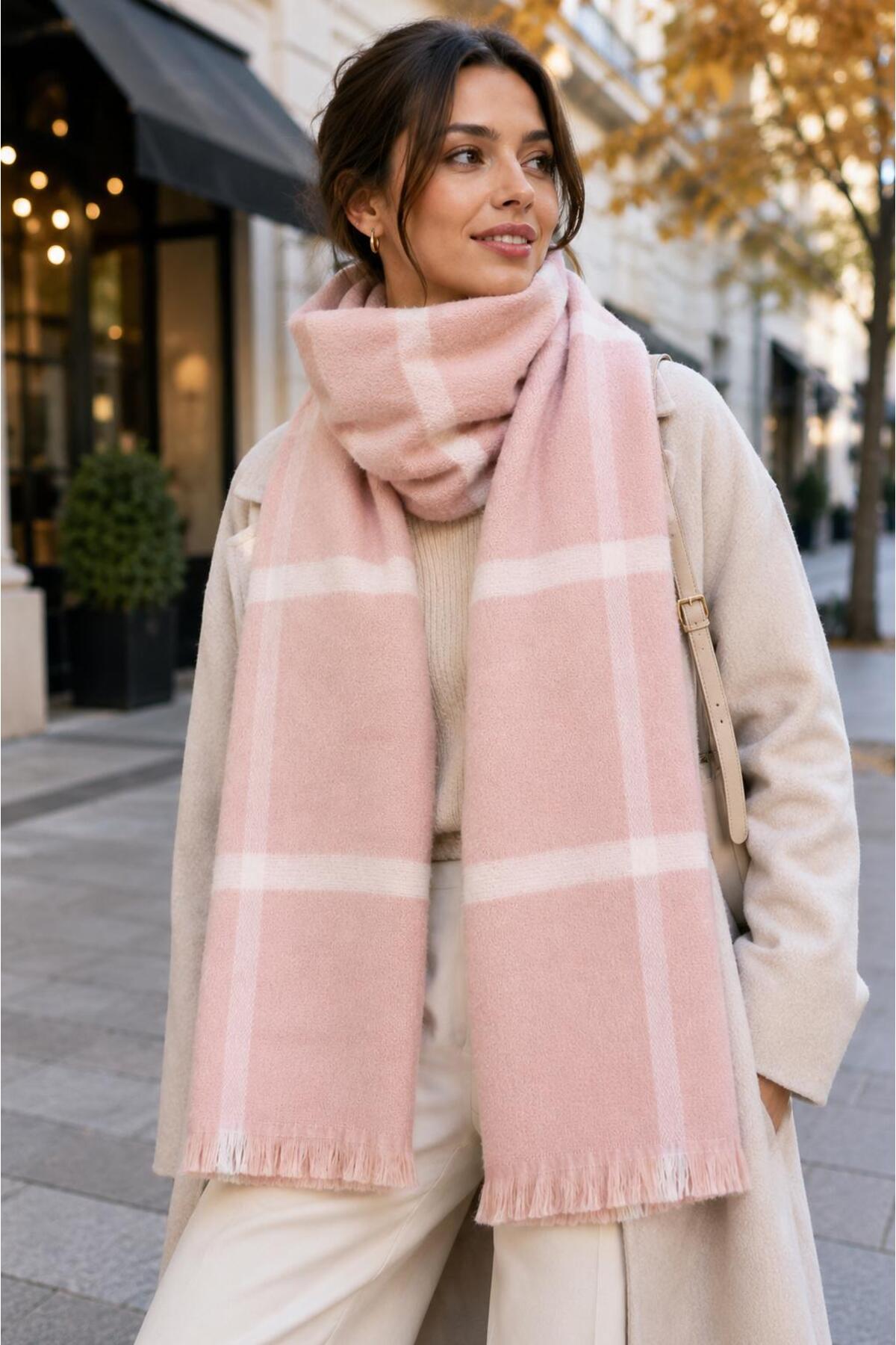 Wearflawless Unisex Kalın Yumuşak Atkı, Yumuşak Atkı, Kışlık Trend Atkı görsel 2