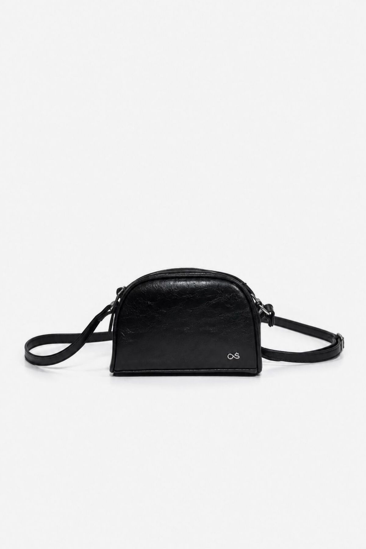 Çantacımstore Mini Basic Çapraz Askılı Çanta 2'li Krem-Siyah görsel 7