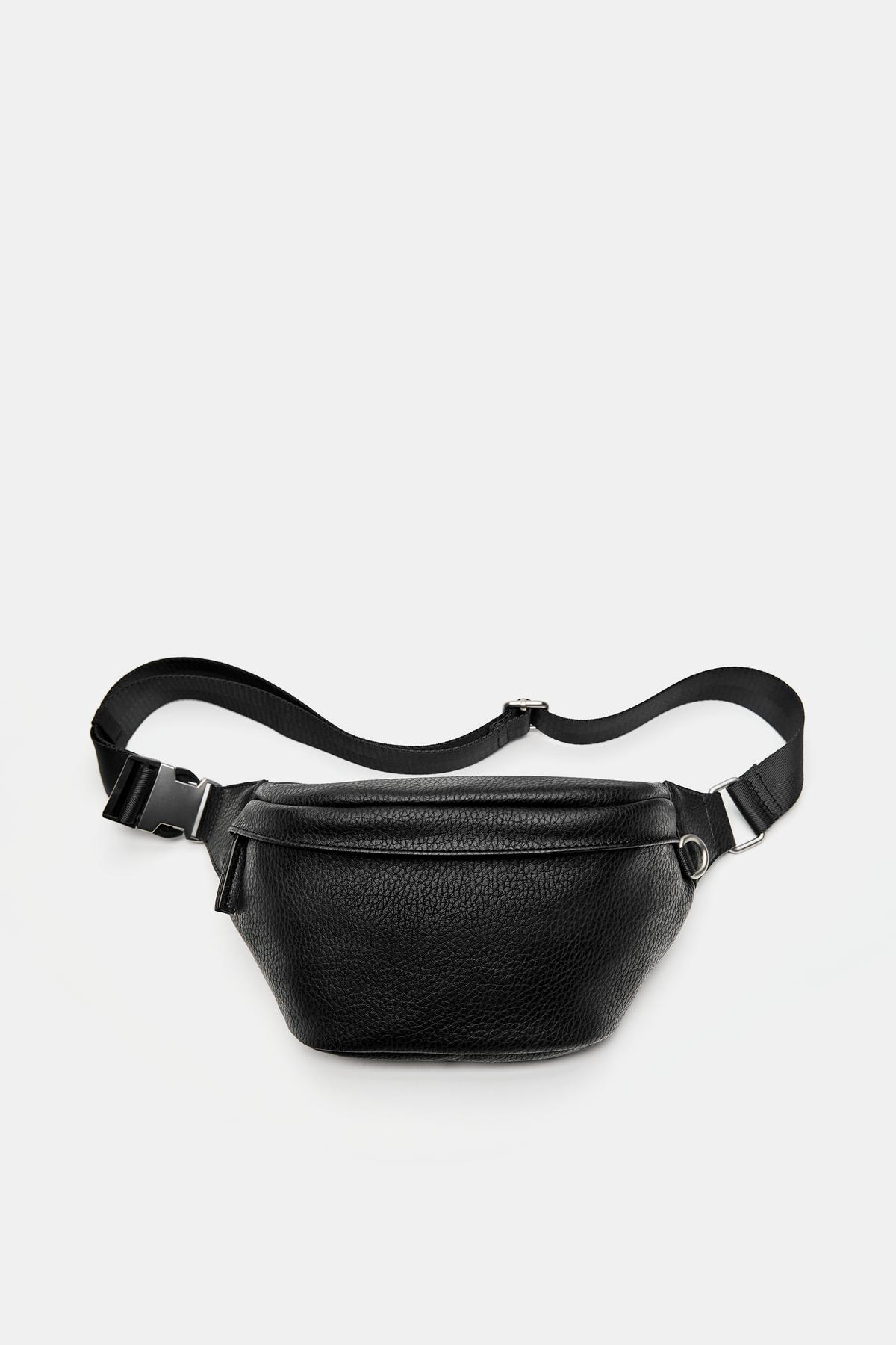 Pull & Bear Dokulu bel çantası