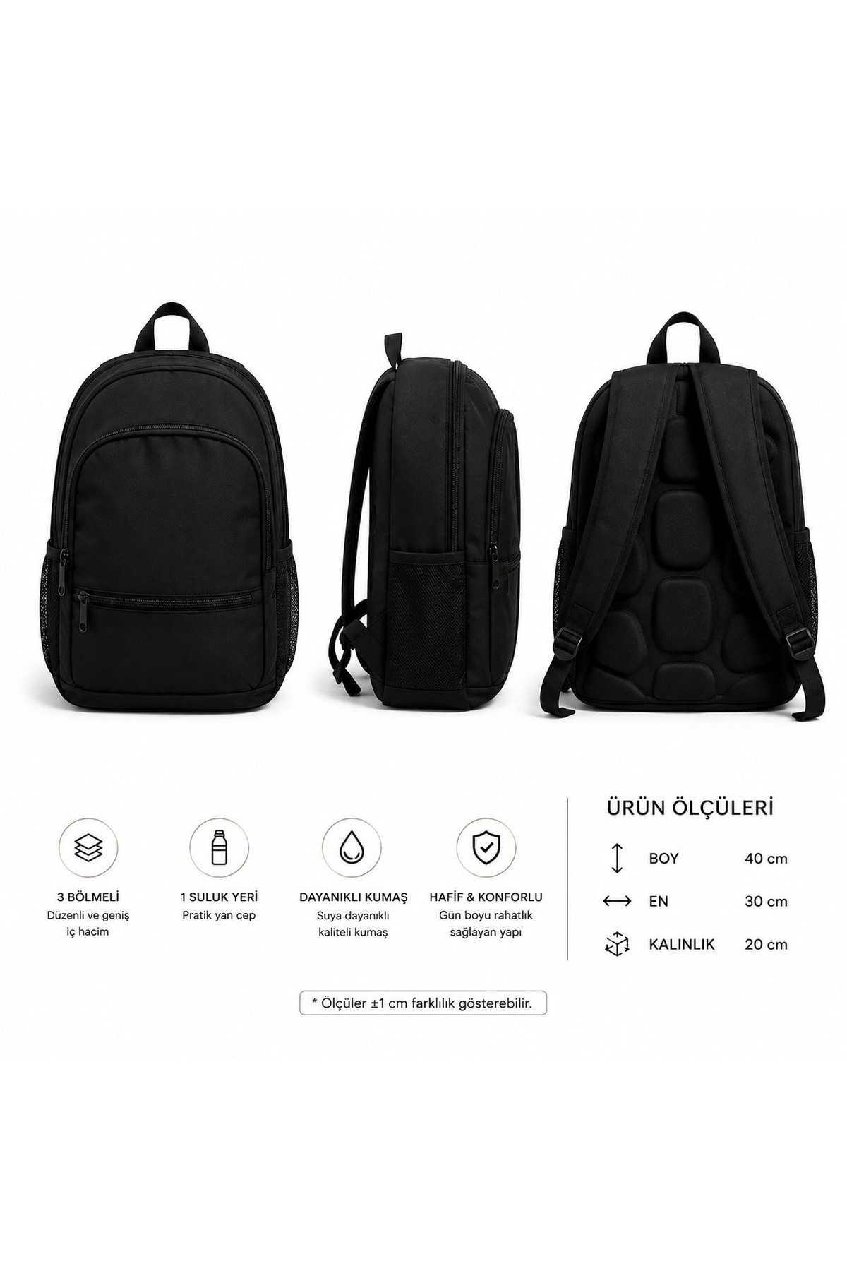 back moda Sırt çanta -okul çanta -günlük çanta görsel 4