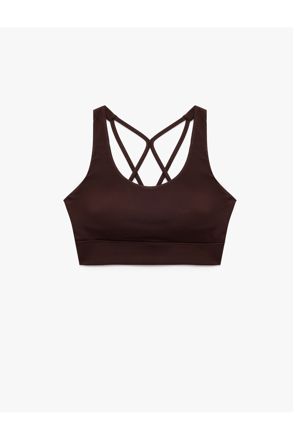 Koton Slim Fit U Yaka Kolsuz Sırt Detaylı Kaplı Sporcu Sütyeni