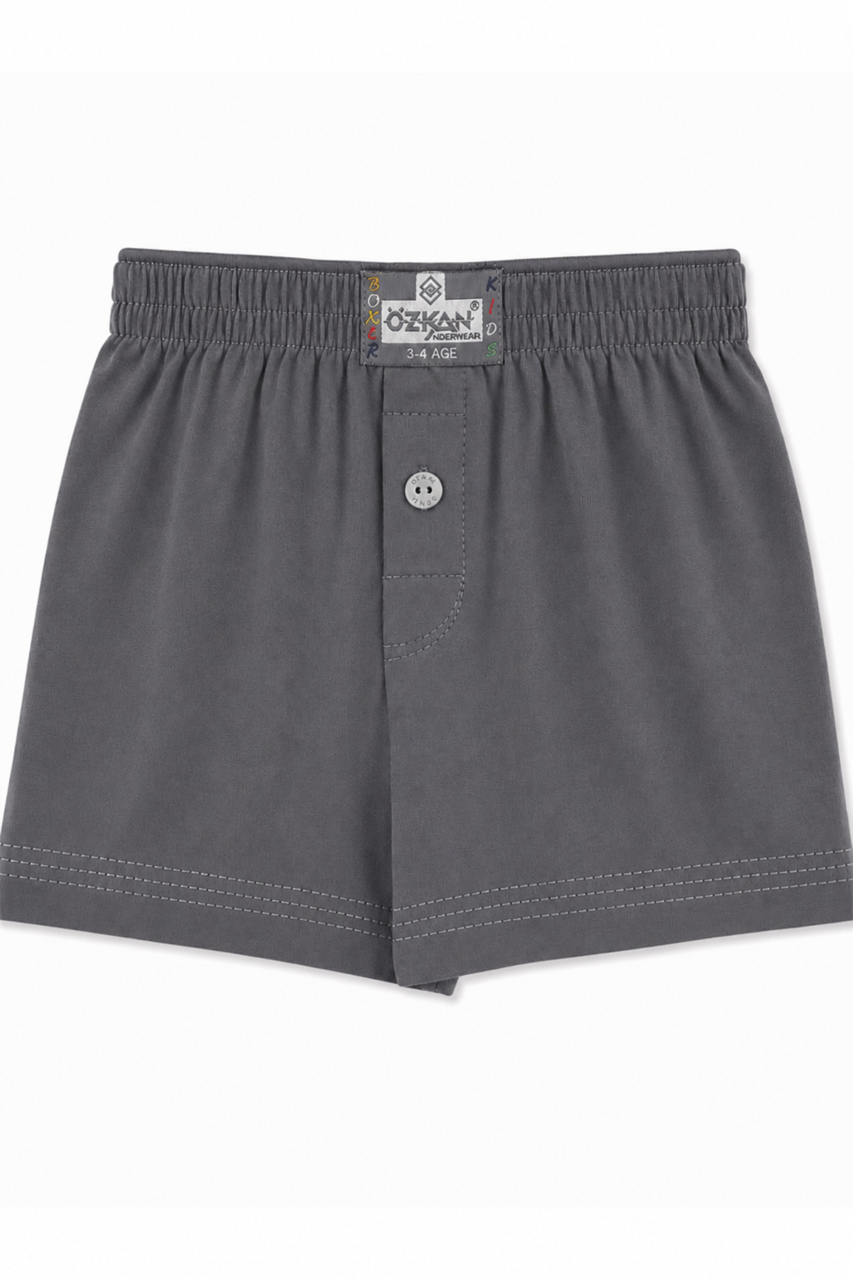 ÖZKAN underwear Özkan 31223 5'li Paket Erkek Çocuk %100 Pamuklu Premium Kumaş Rahat Klasik Kesim Süprem Penye Boxer görsel 2
