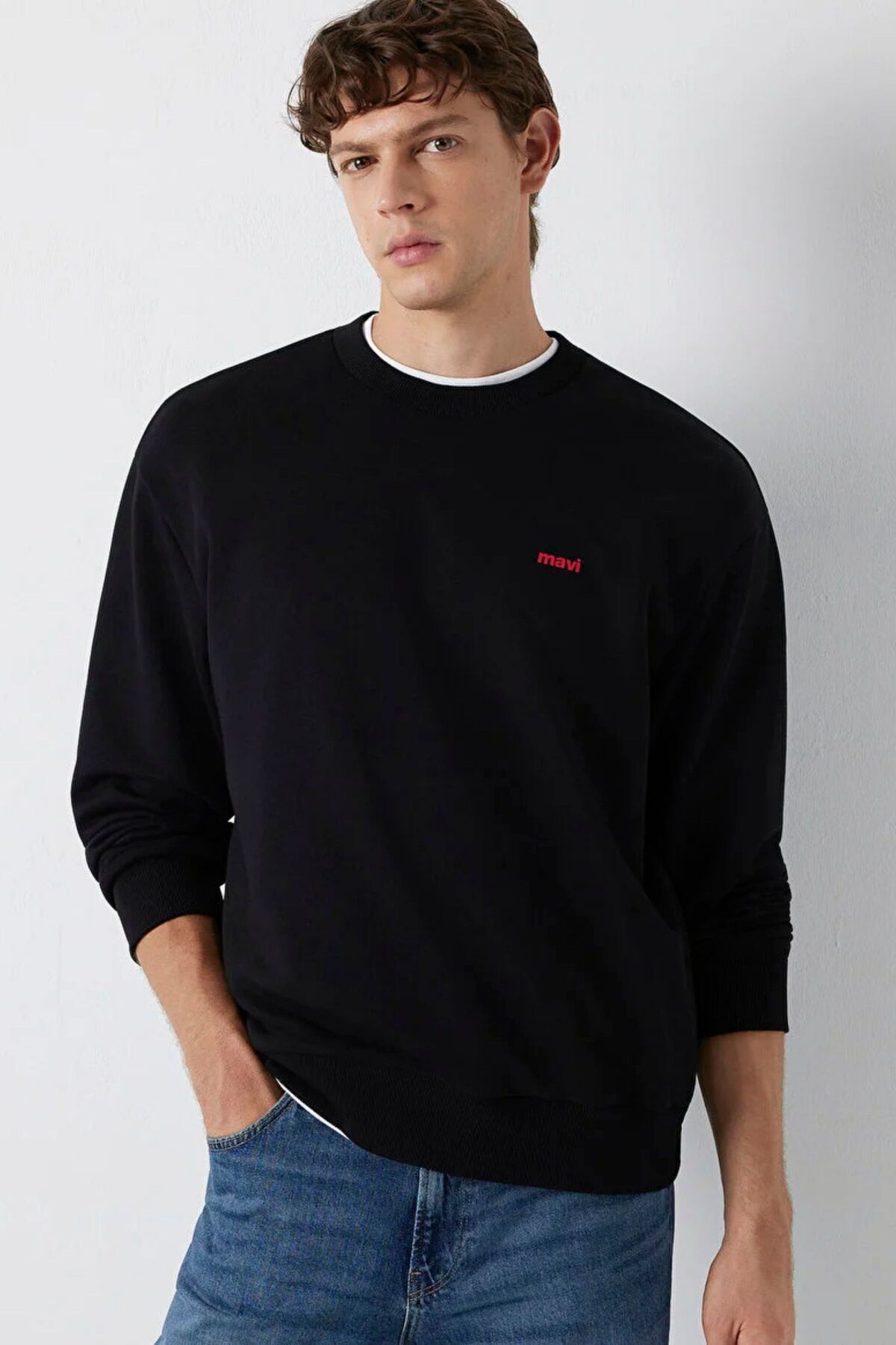 Mavi Bisiklet Yaka Erkek Sweat M0S10643-900