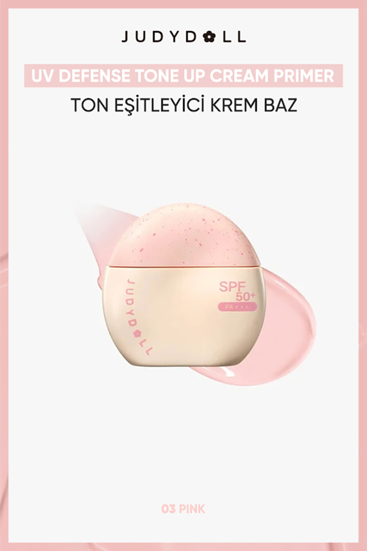 UV Defense Tone Up Cream Primer 03 Pink | SPF50+ PA+++ Makyaj Bazı & Tone Up Krem — بنفش judydoll-9322796482837