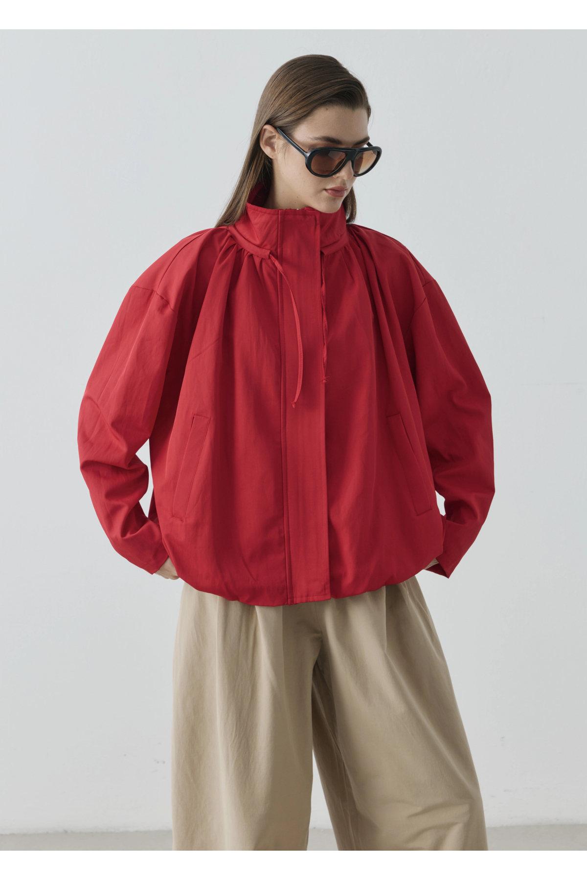 MODA AKSA RİA PREMİUM SELECTİON BOMBER CEKET KIRMIZI