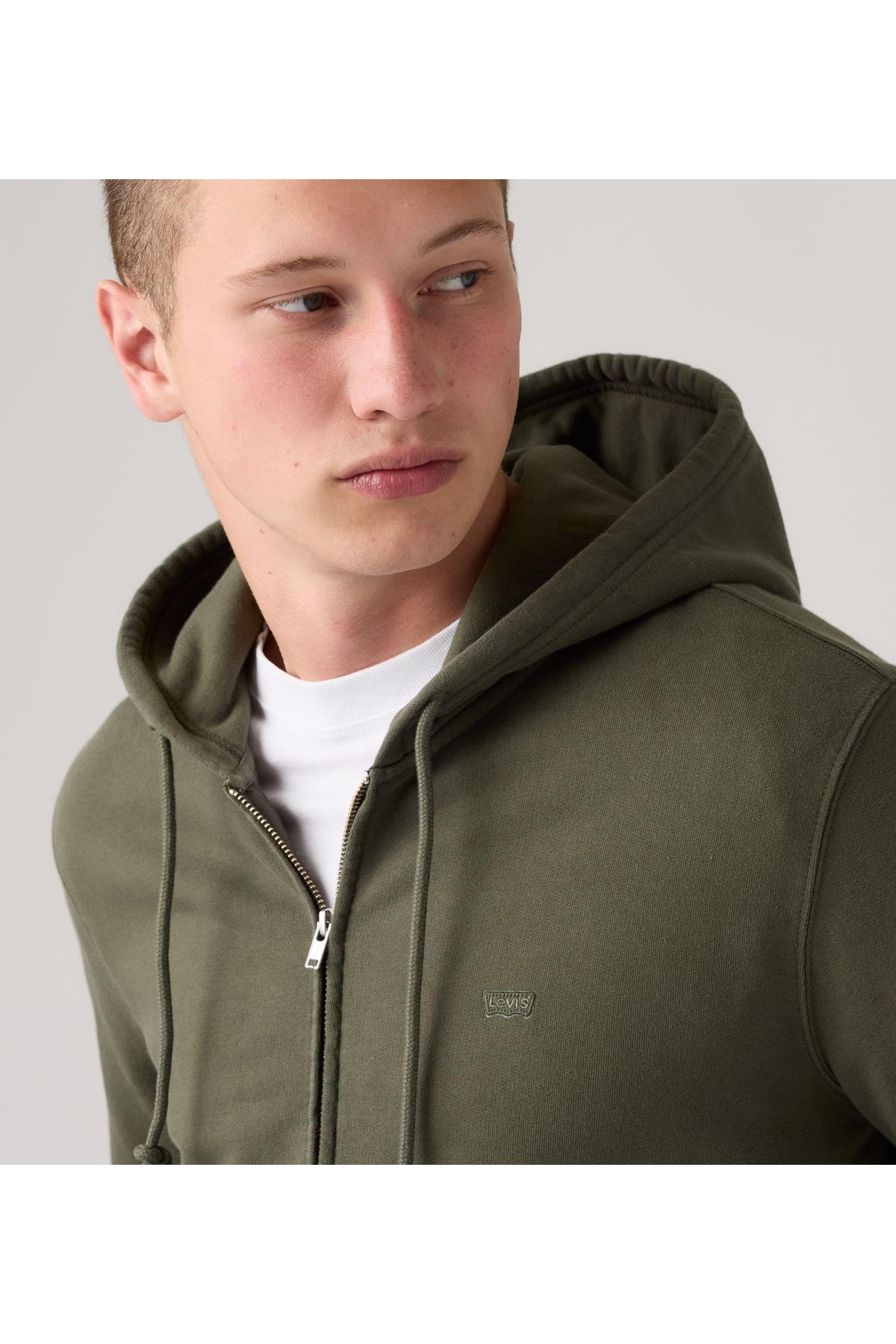 سویشرت کلاه‌دار زیپ‌دار اورجینال HM لیوایز سویشرت Levi's