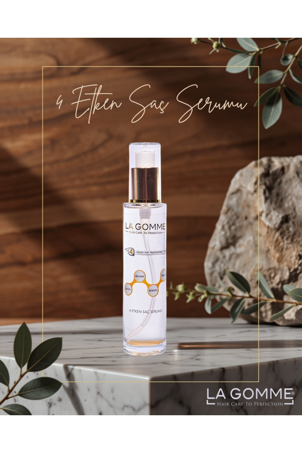 سرم 4 اکتیو لا گوم 50 میلی لیتر بیوتین-آرژنین-آرگان-کراتین — TYCAF3686E565856A7B1B9C00 — تصویر 2 از 2